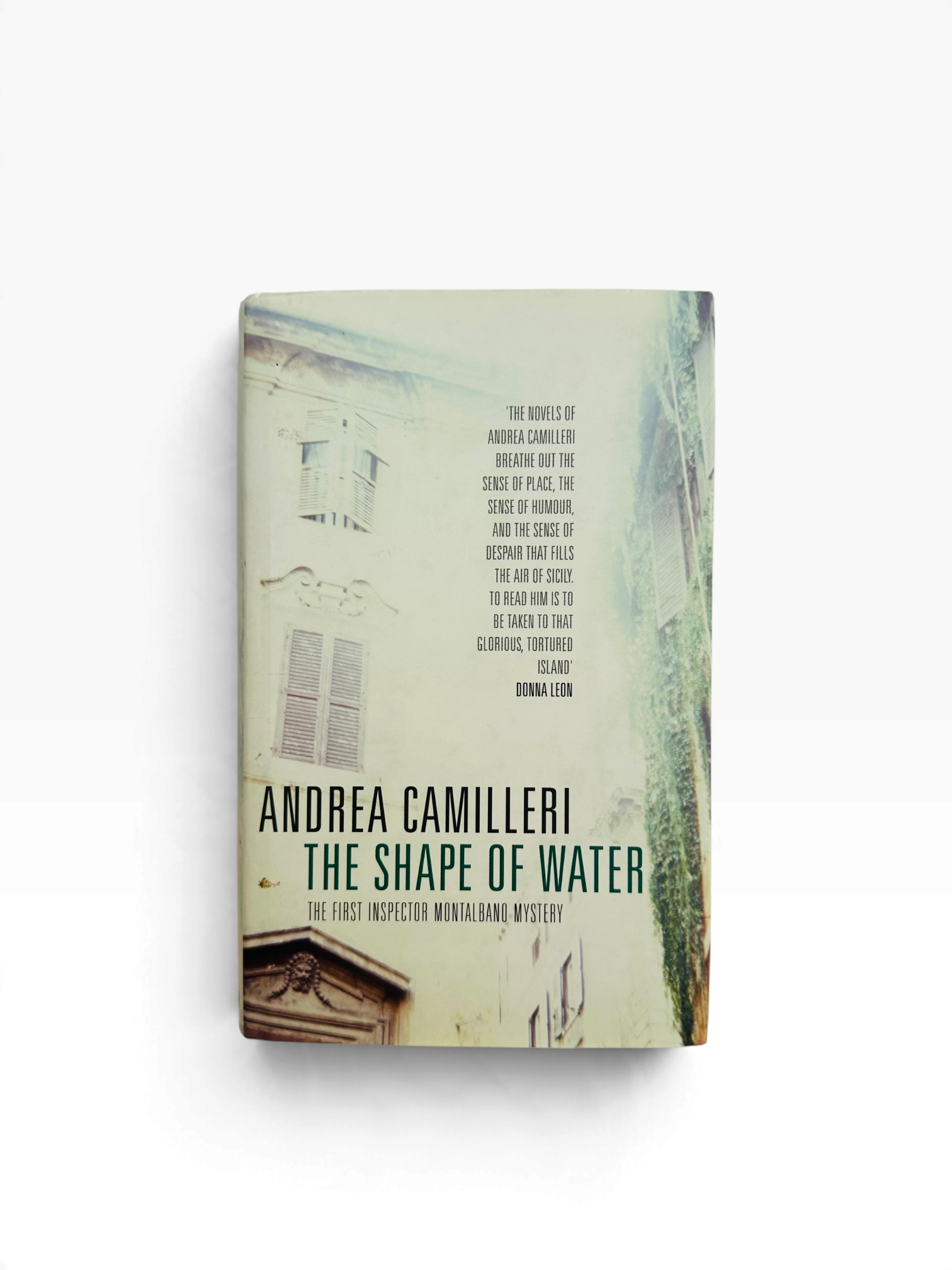Andrea Camilleri - The Shape of Water - First Edition 2003 - The first Inspector Montalbano Mystery