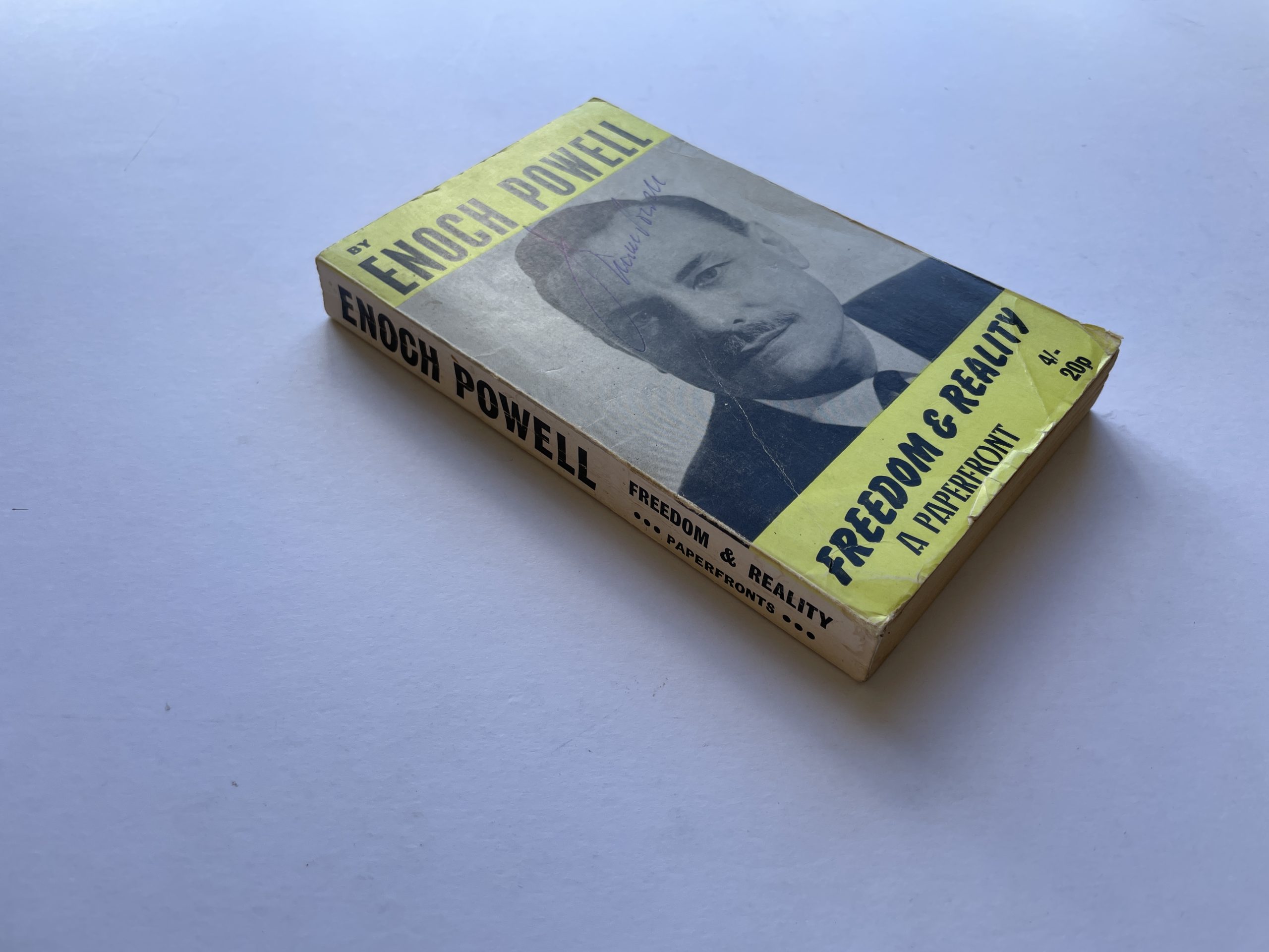 Enoch Powell - Freedom & Reality - SIGNED First Paperback Edition 1969 - Image 4