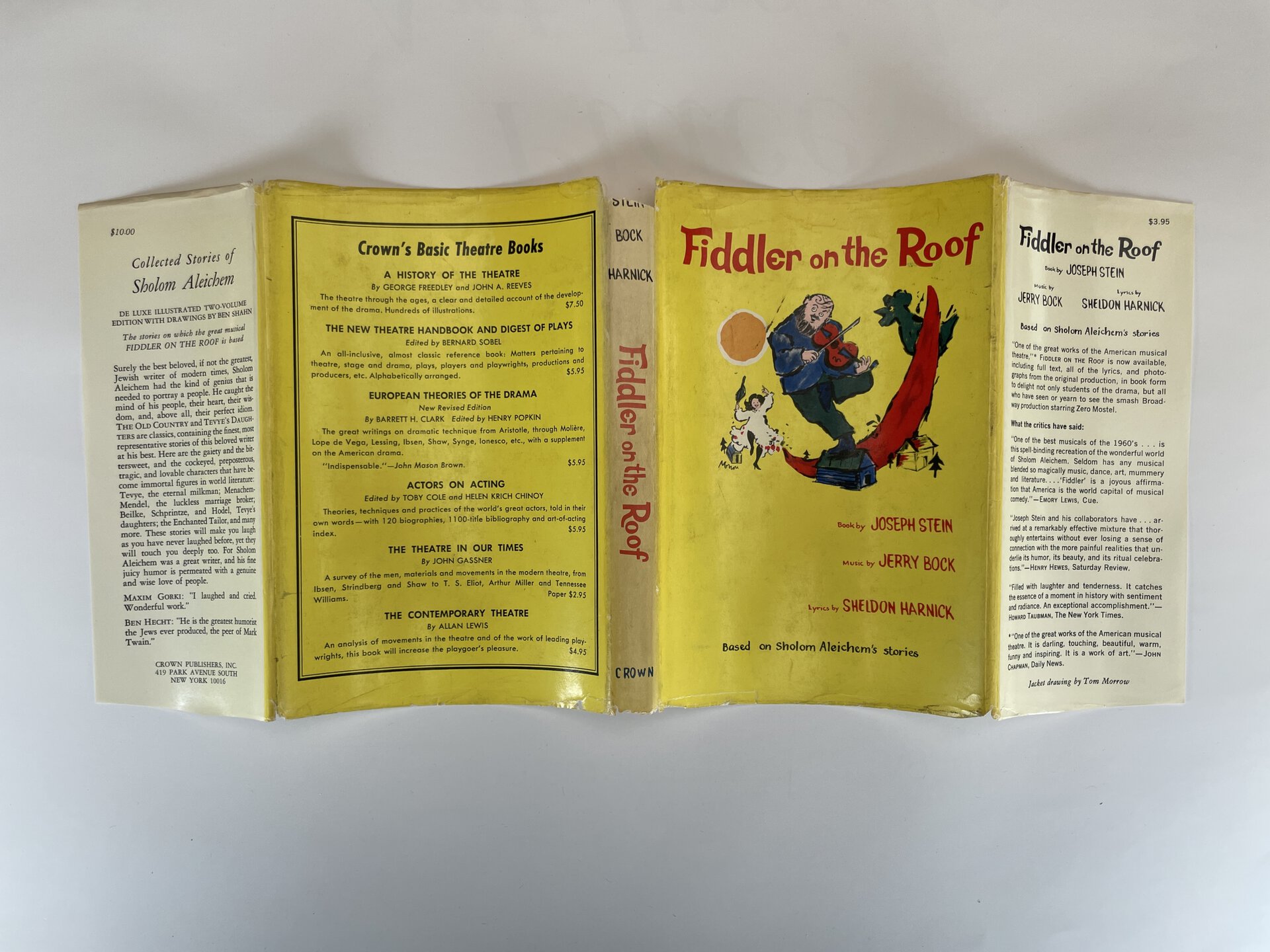 joseph stein fiddler on the roof first us ed4