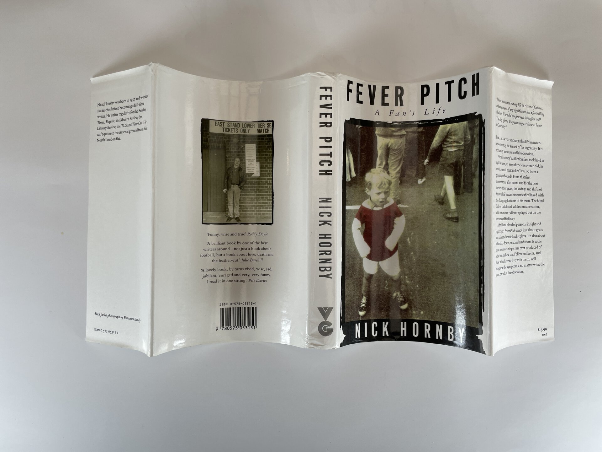 nick hornby fever pitch first signed pic 5