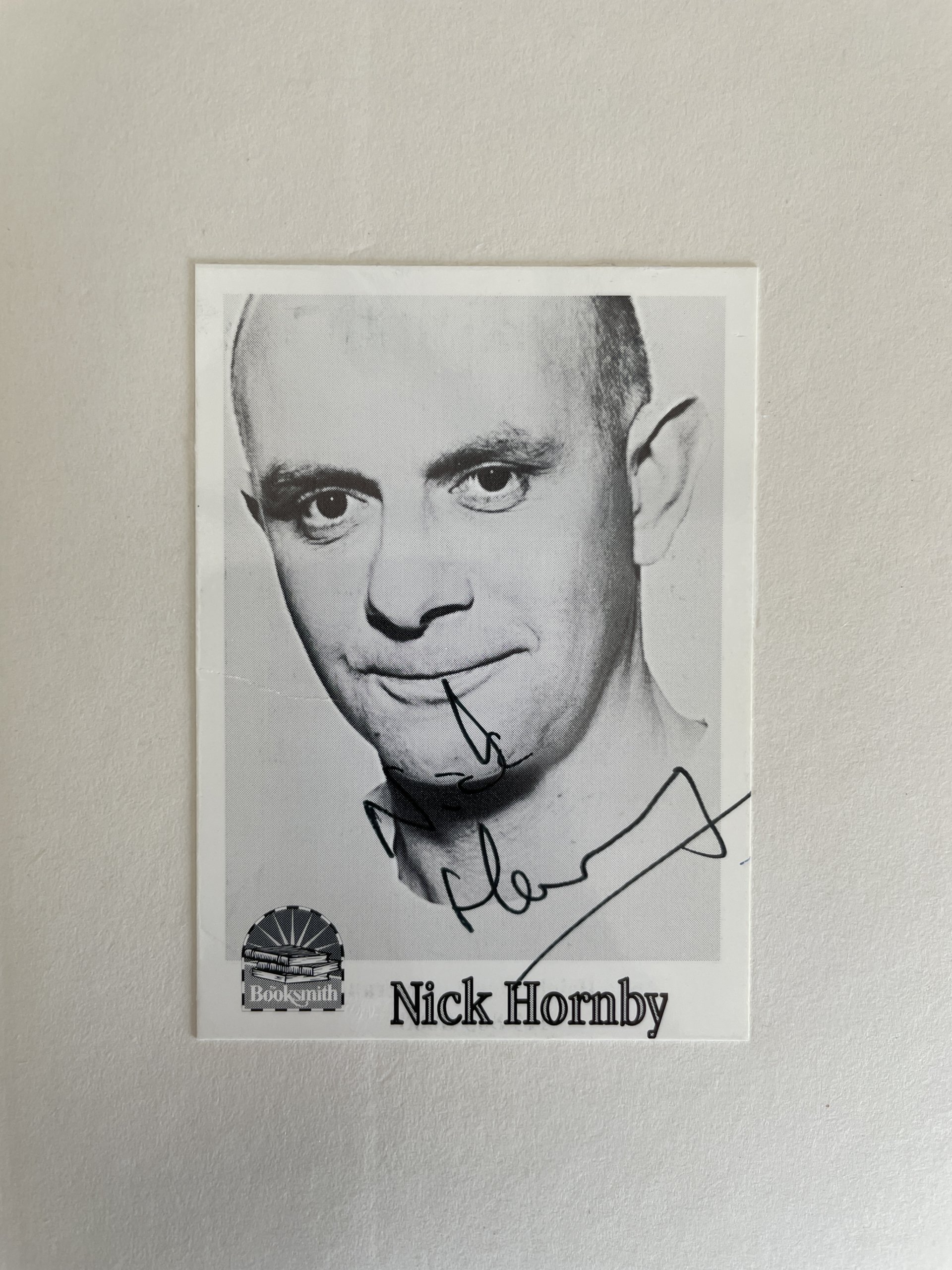 nick hornby fever pitch first signed pic 2