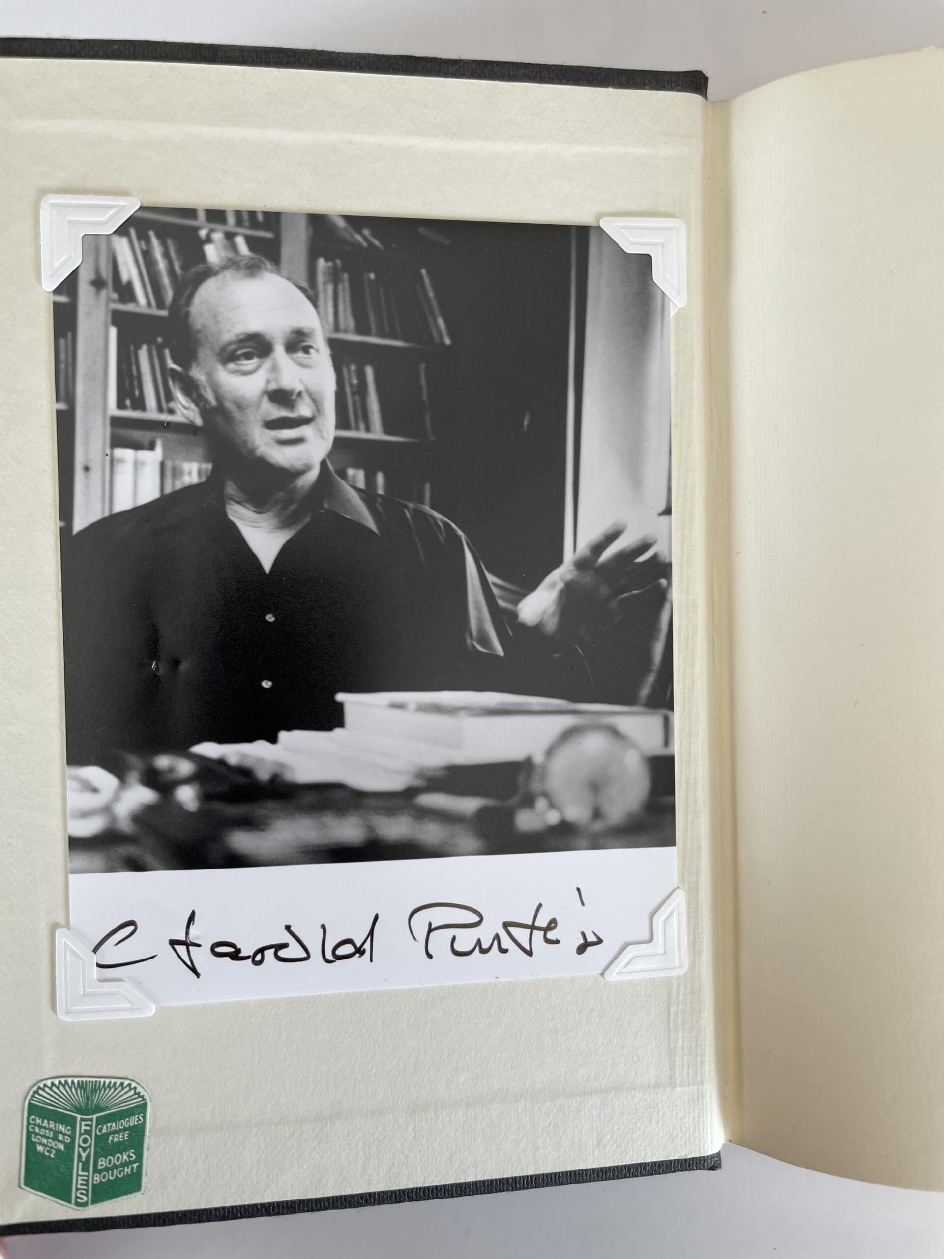 harold pinter tea party signed picture2