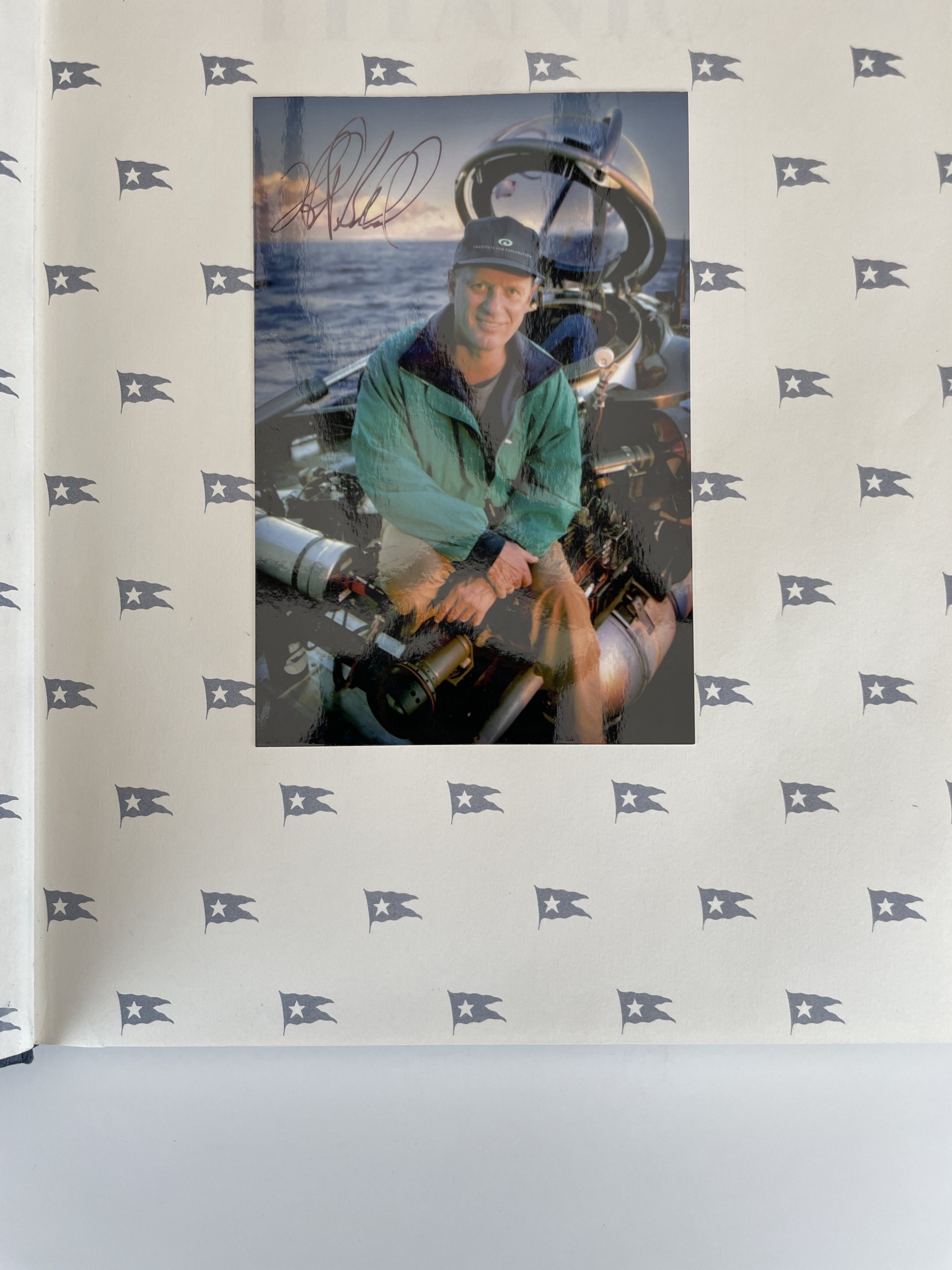 robert ballard the discovery of the titanic signed picture 2