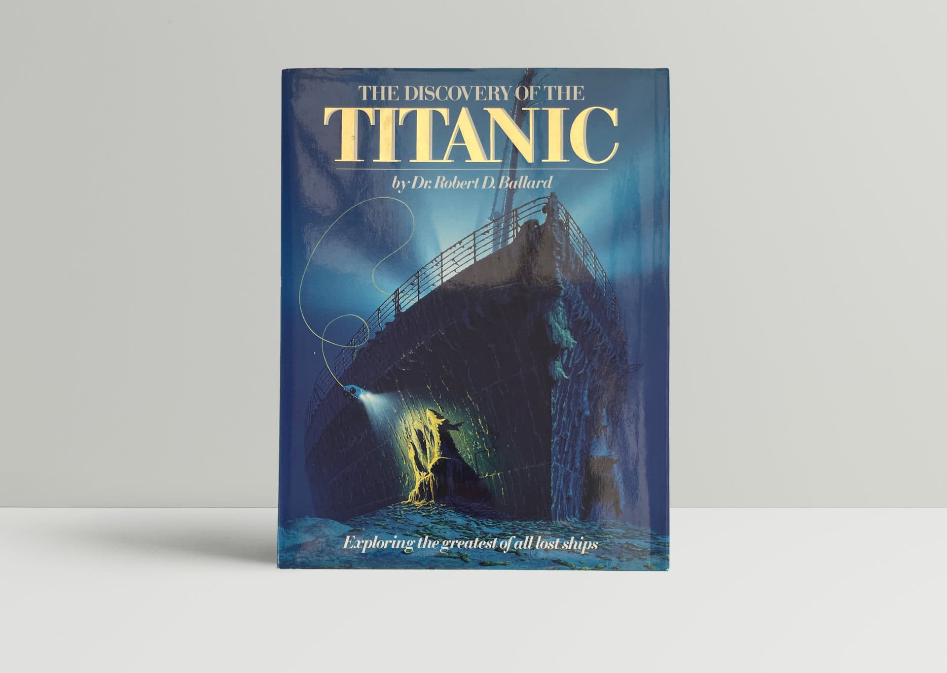 robert ballard the discovery of the titanic signed picture 1