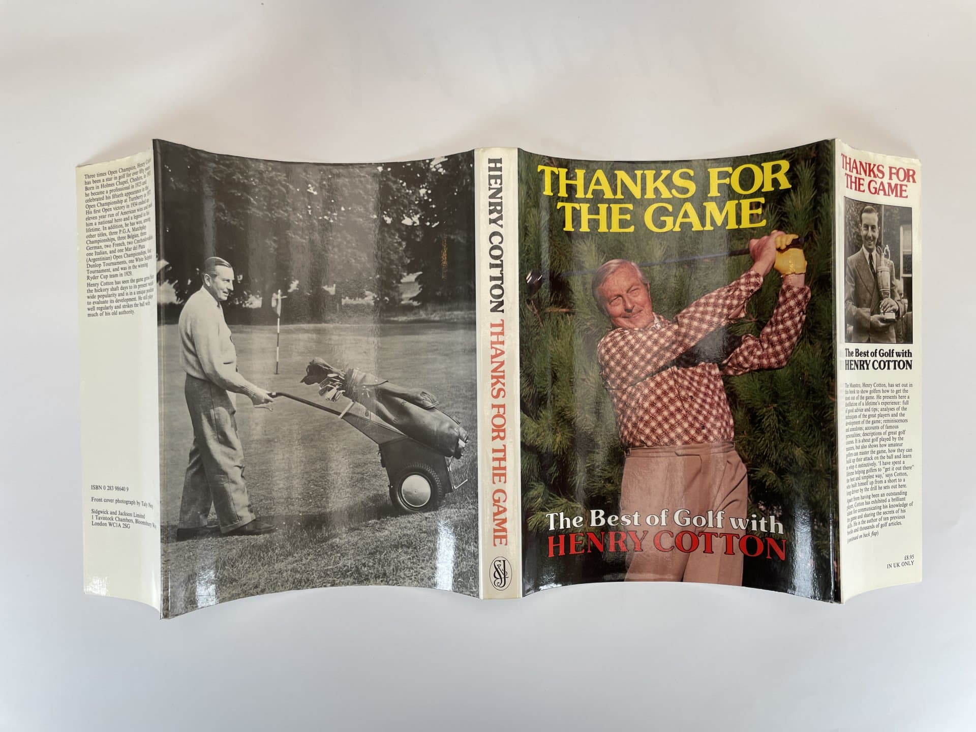 henry cotton thanks for the game signed first5