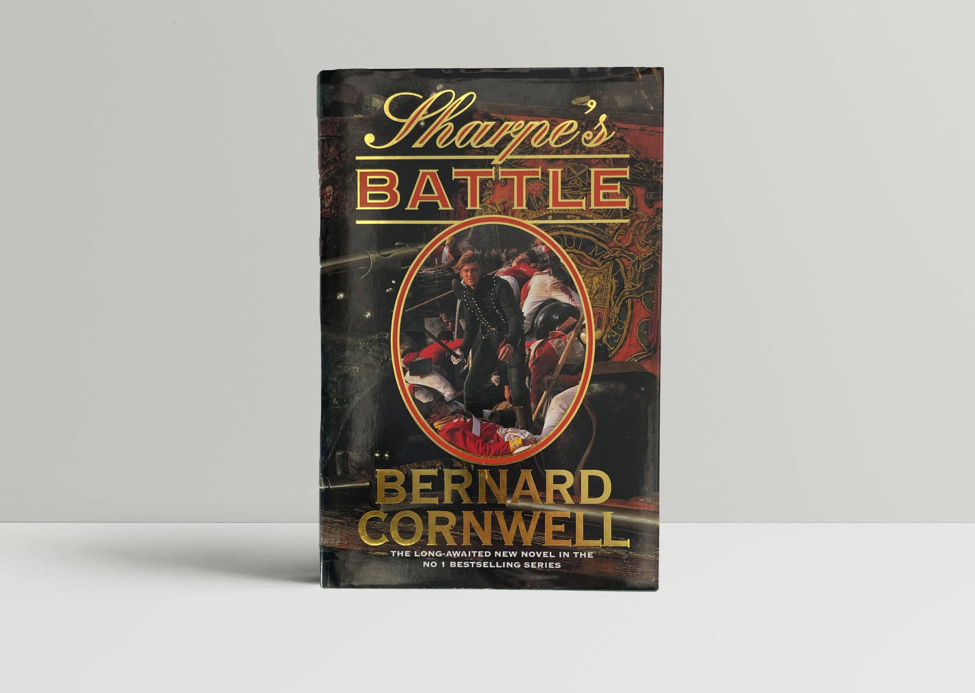 bernard cornwell sharpe's battle first with signed pic 1