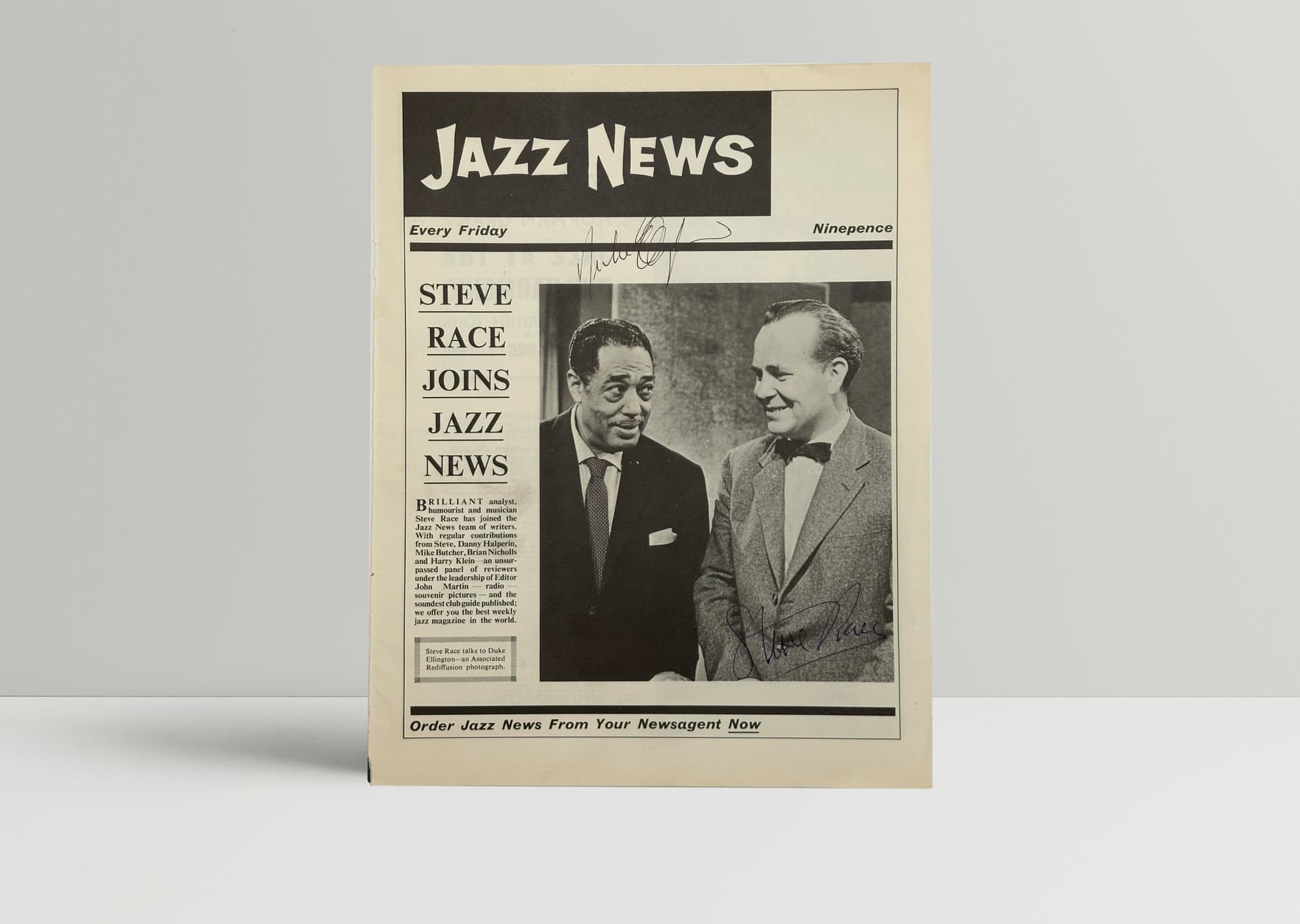 Duke Ellington - SIGNED - Jazz News