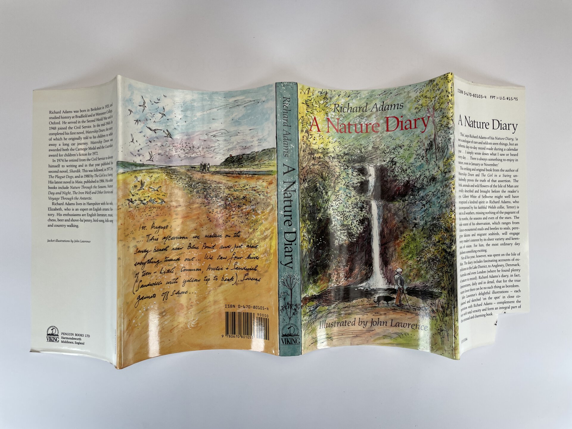 richard adams a nature diary signed first 5