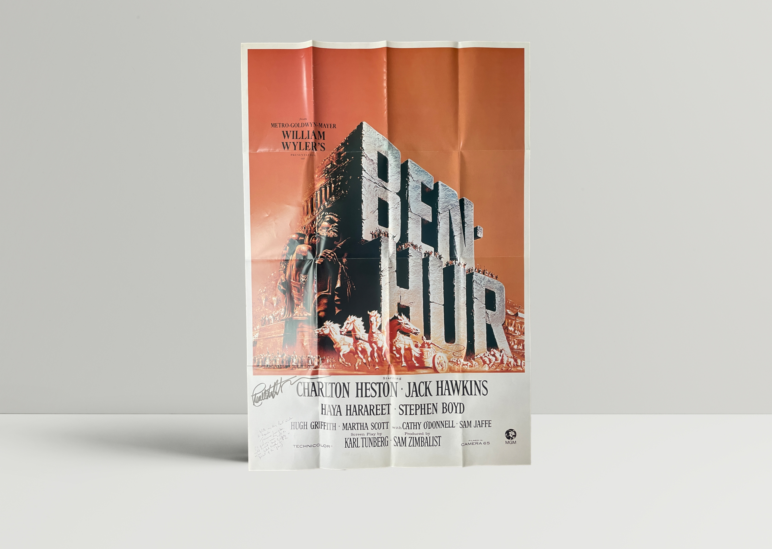 ben hur double signed poster1