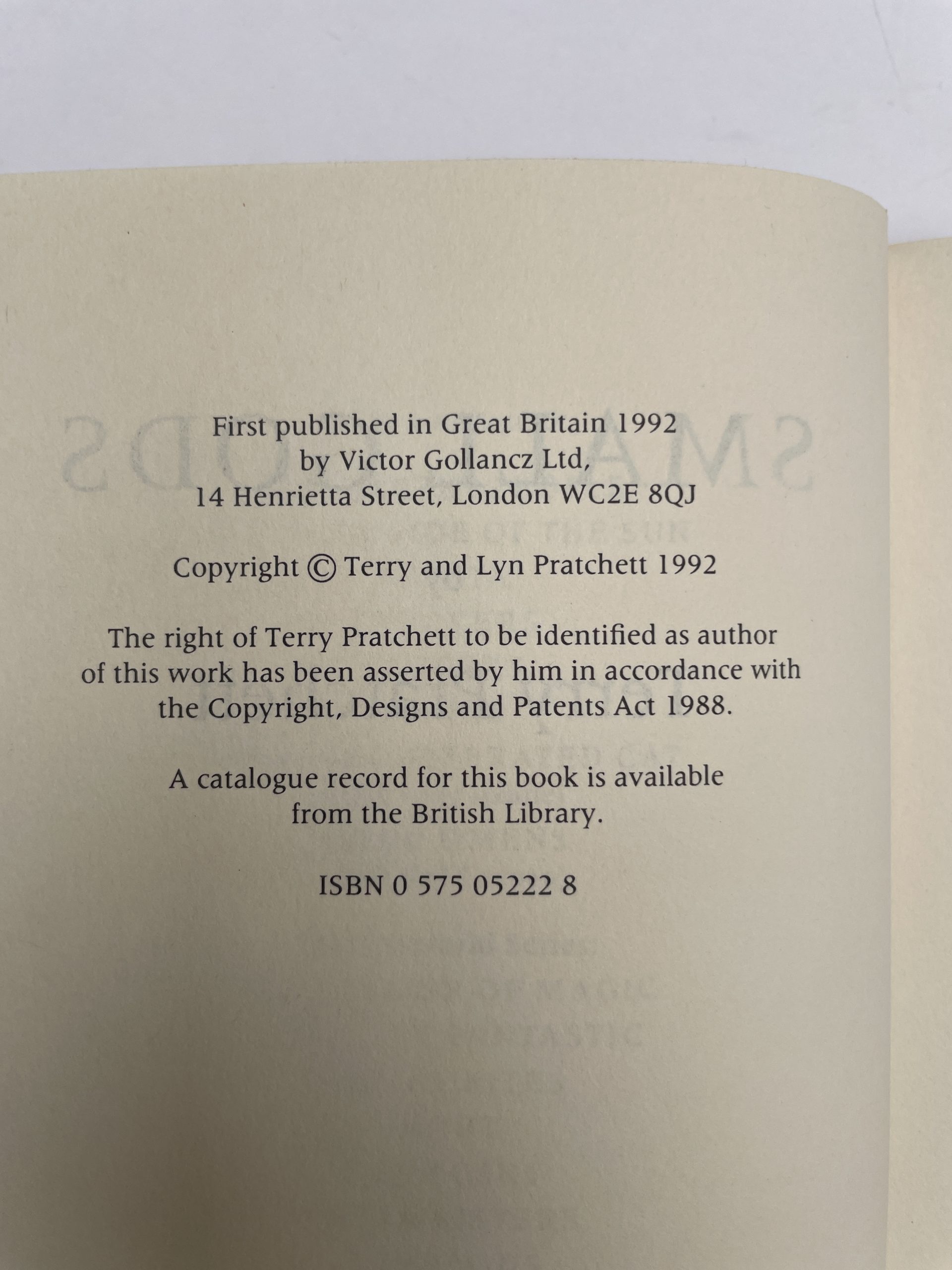 Terry Pratchett - Small Gods - First Edition 1992 - Image 2