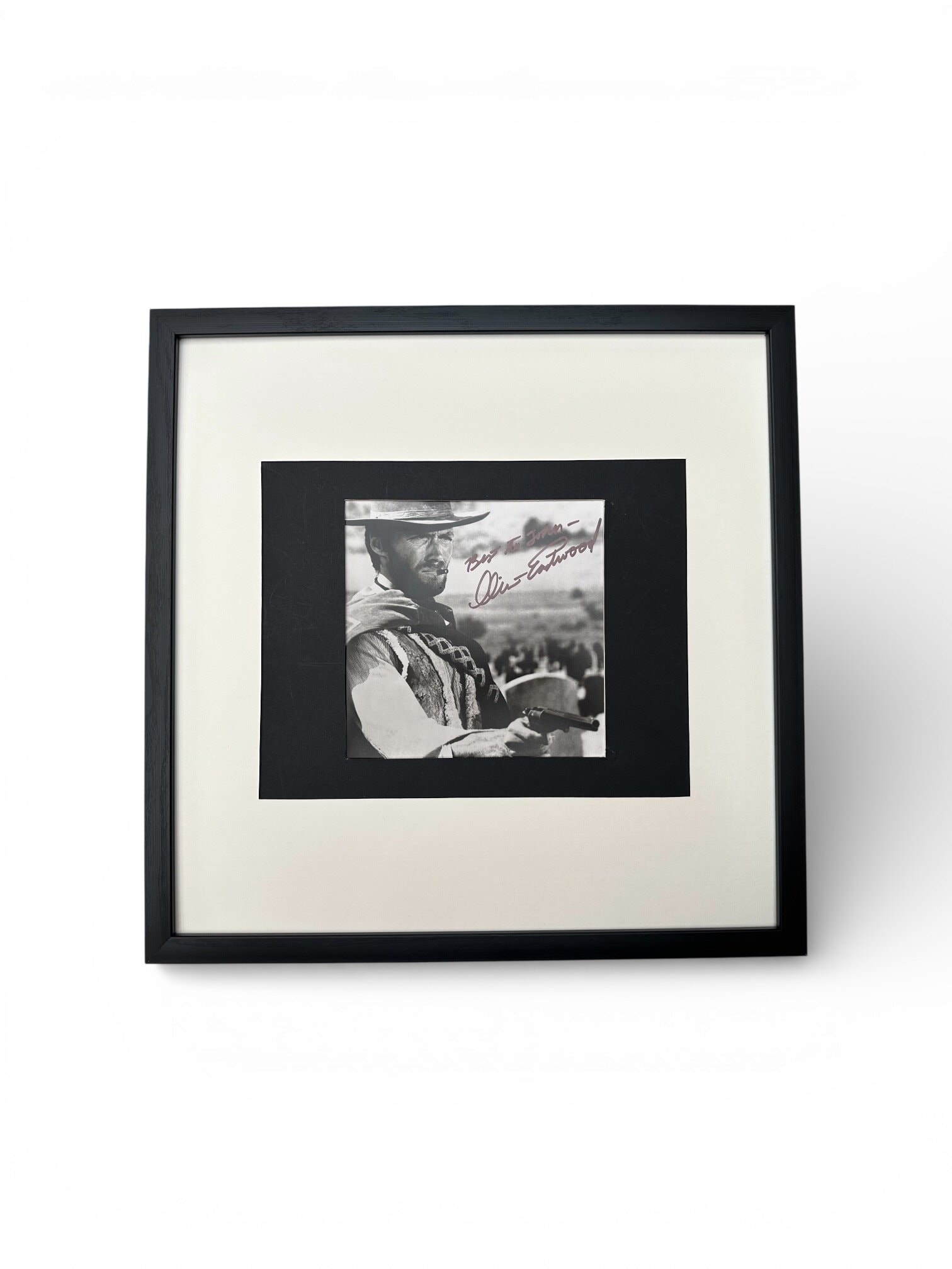 Clint Eastwood - SIGNED photograph