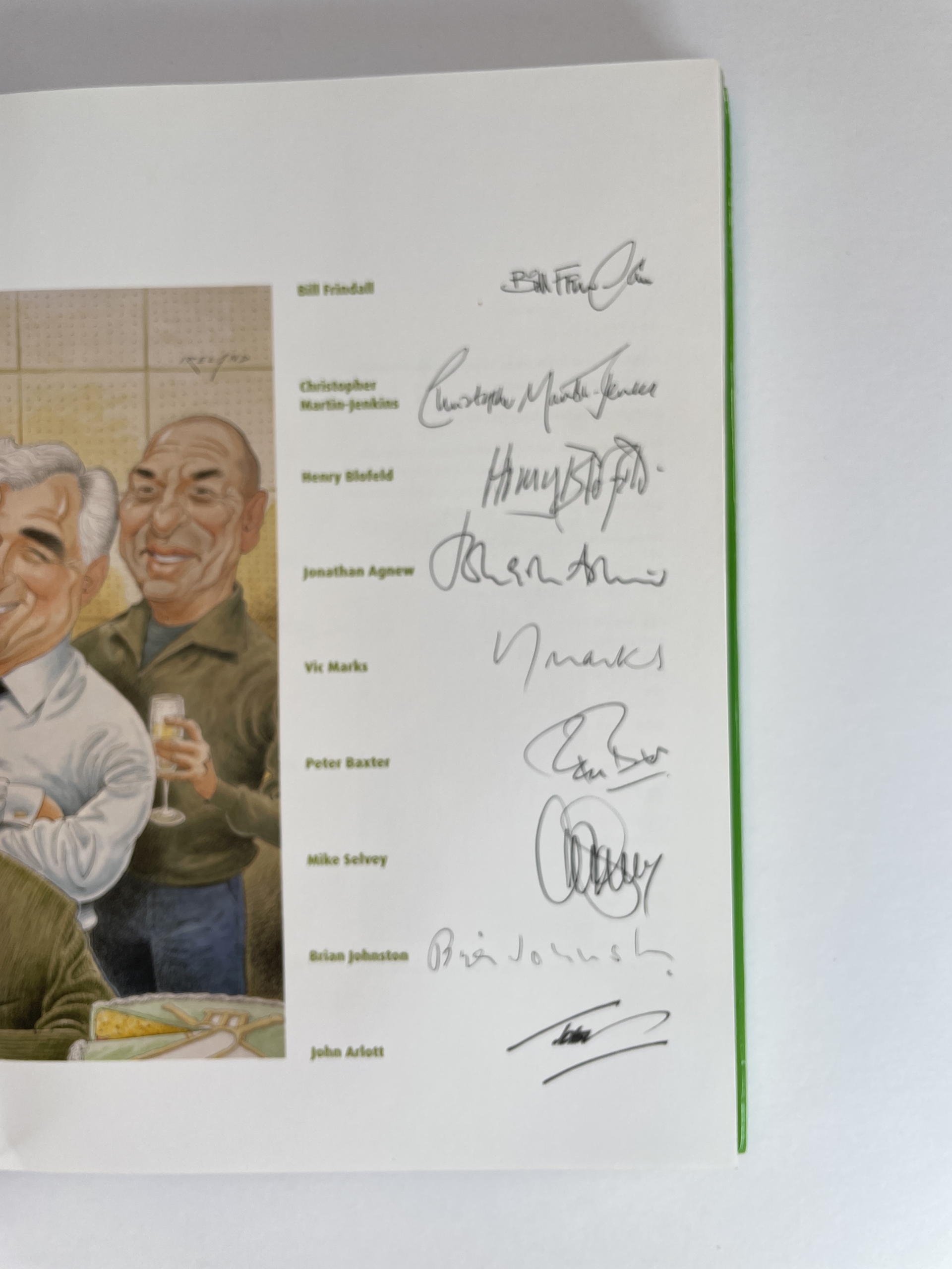test match special 50 not out multi signed 4
