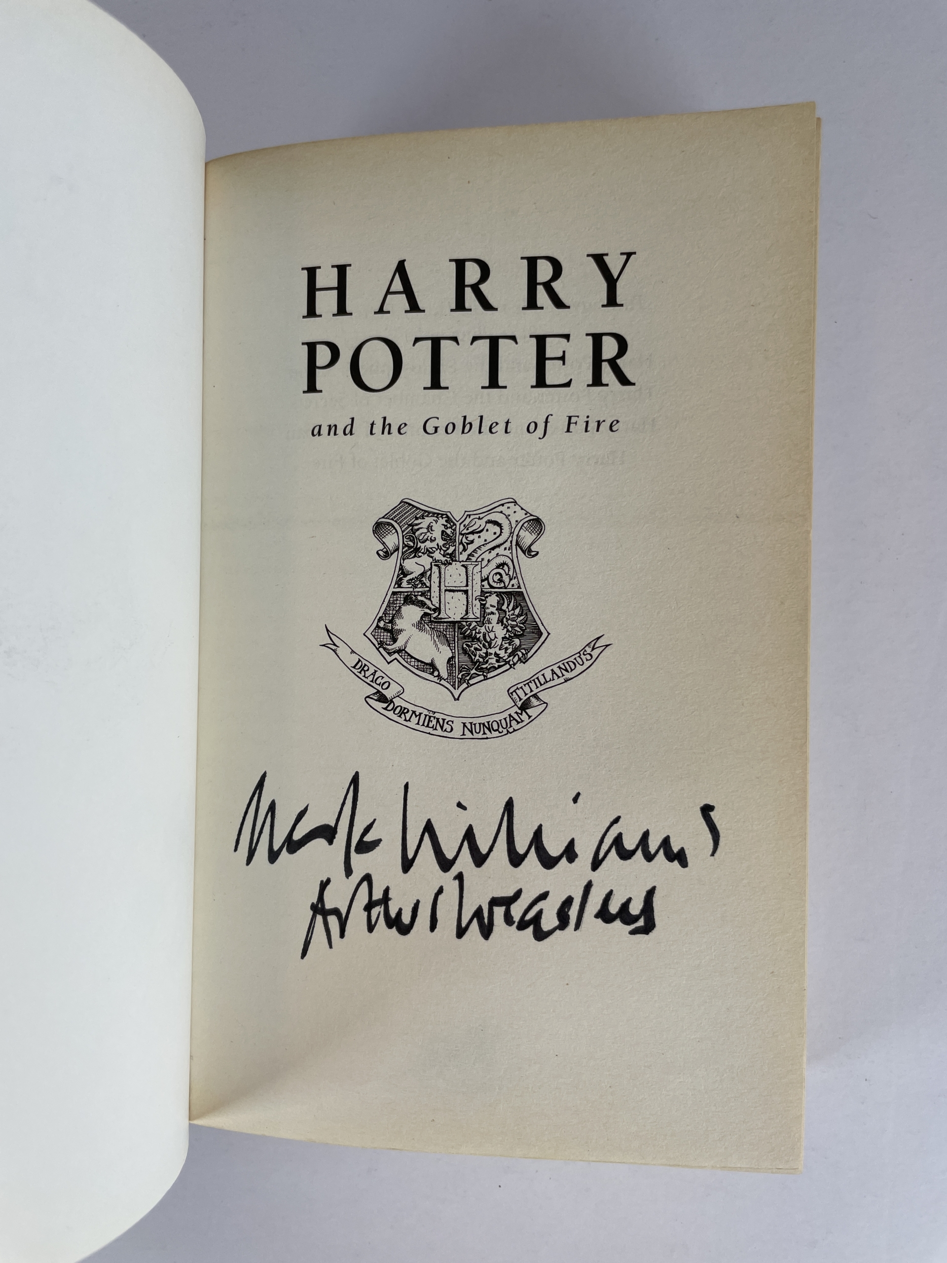 jk rowling hpatgof 1st pb mark williams copy 2