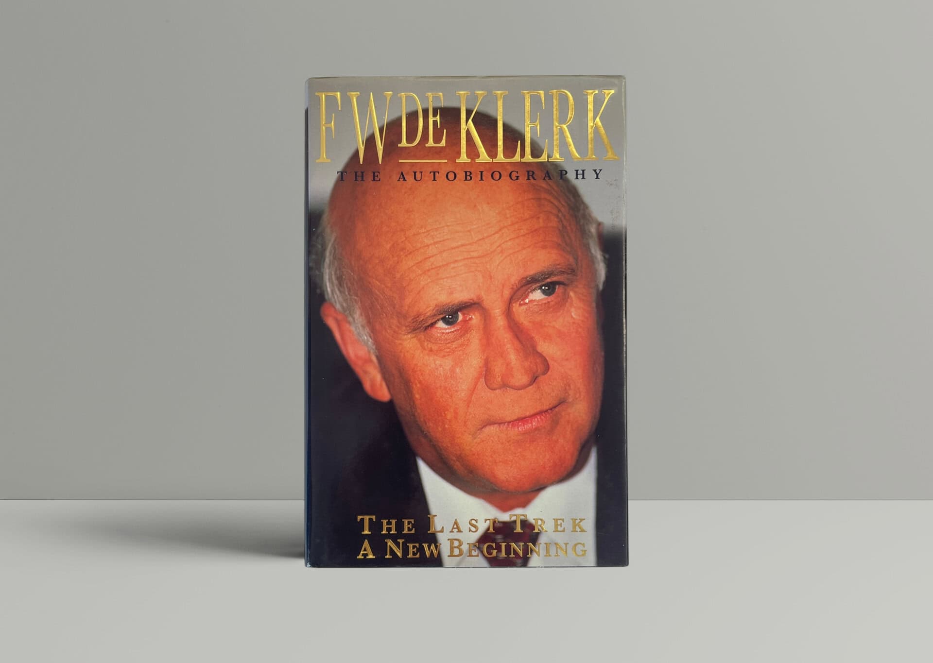 fw de klerk the last trek signed first1