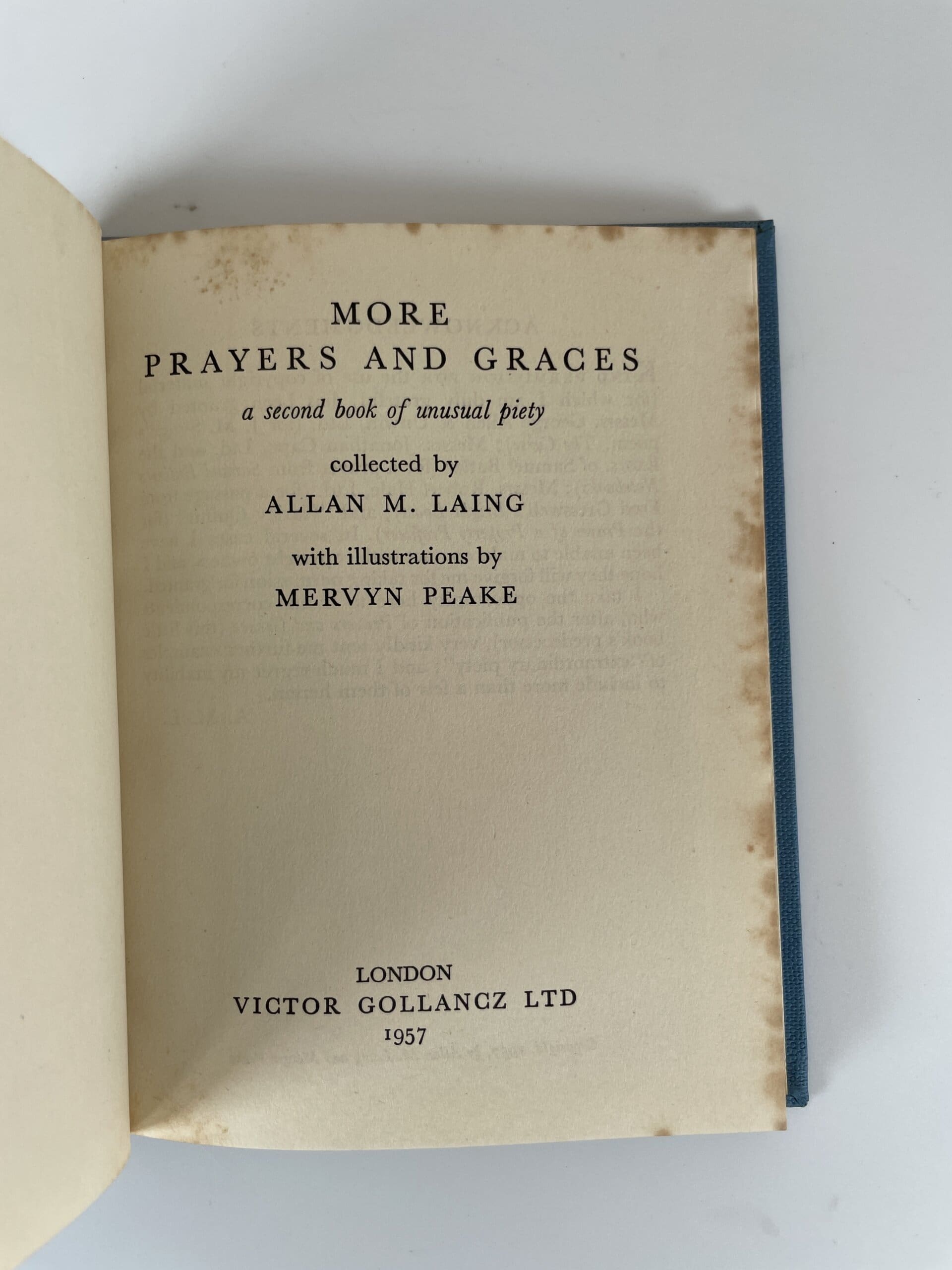 alan laing more prayers and graces first editon2