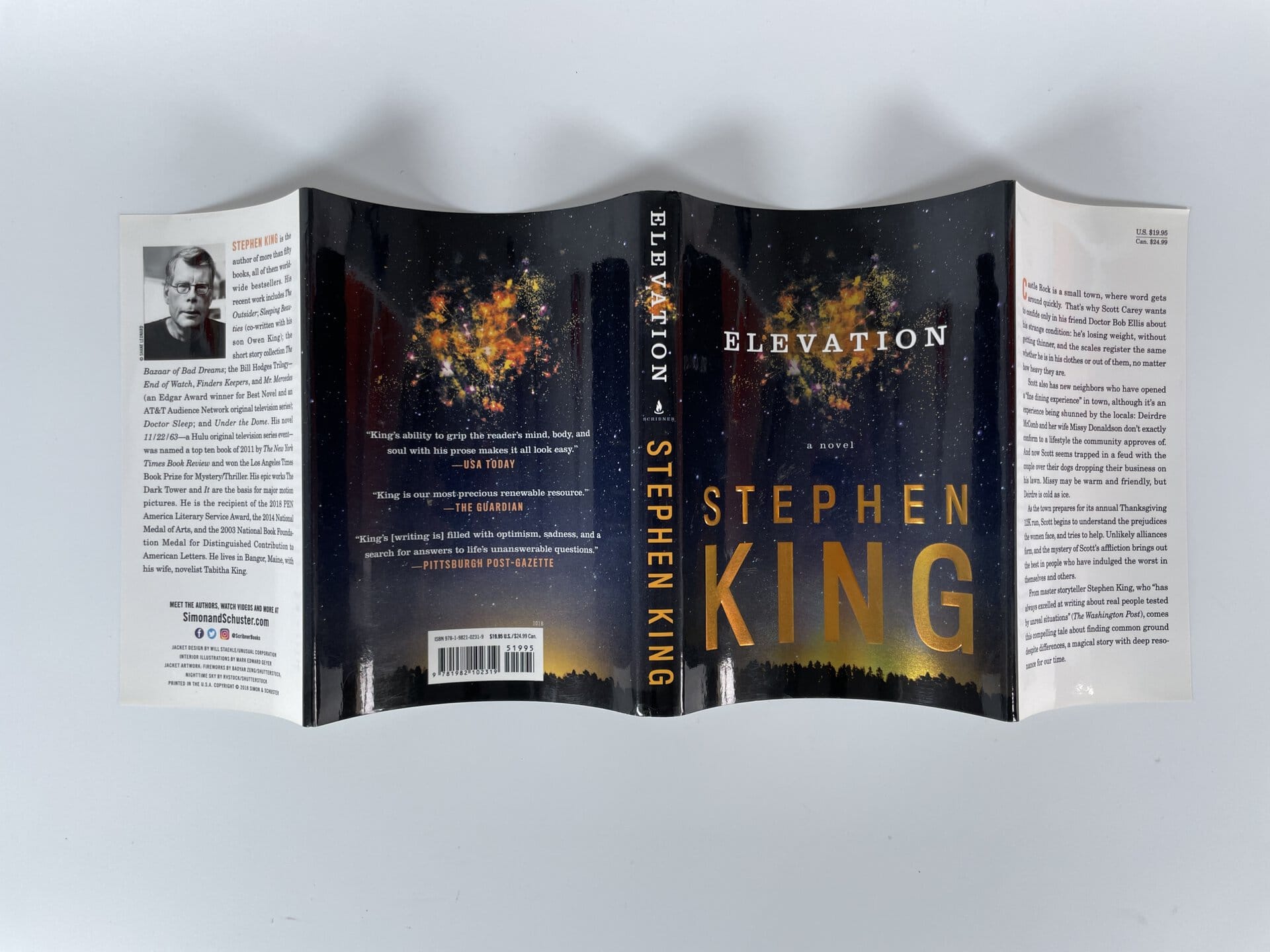 stephen king elevation first us edition4