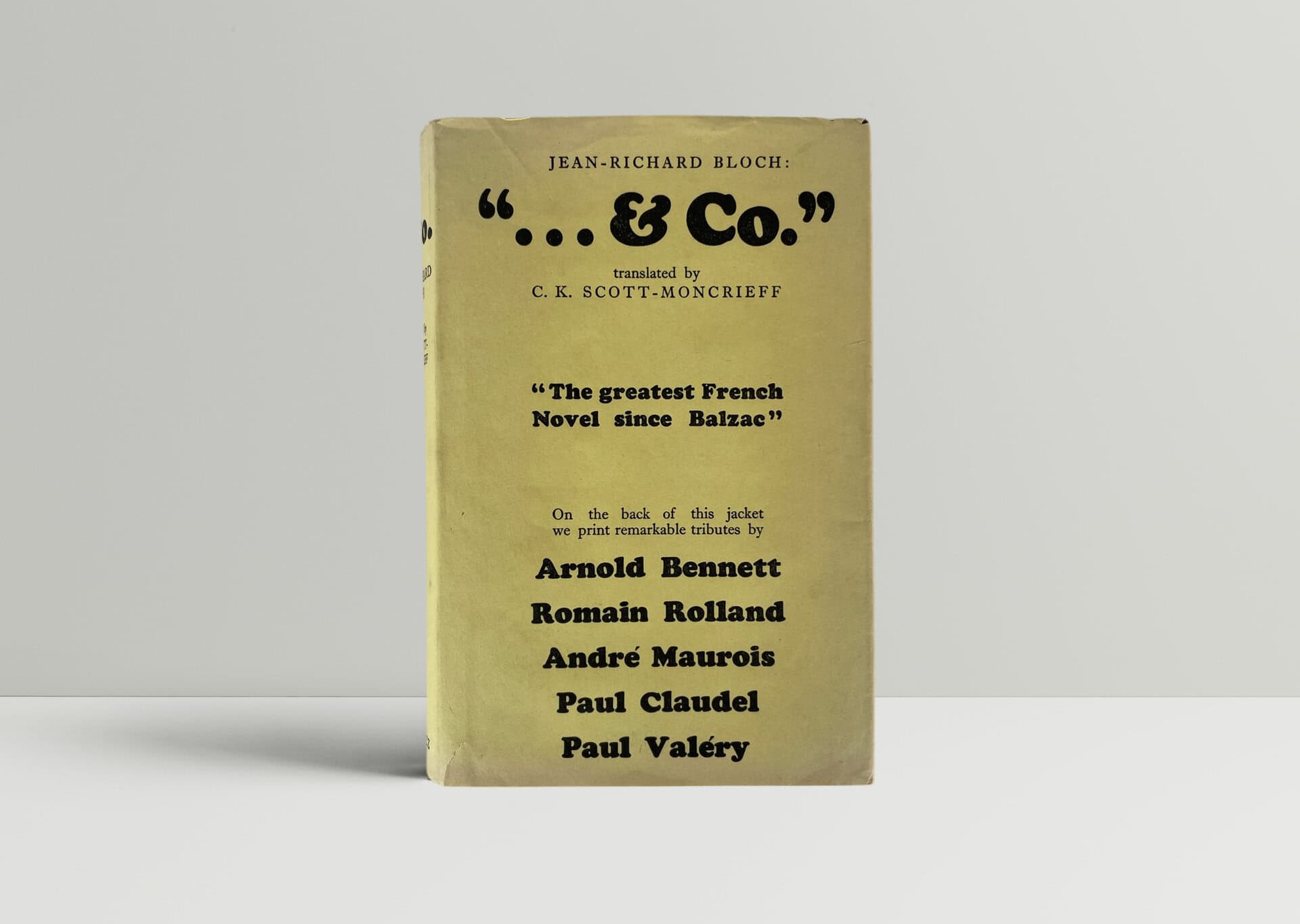 jean richard bloch and co first edition1