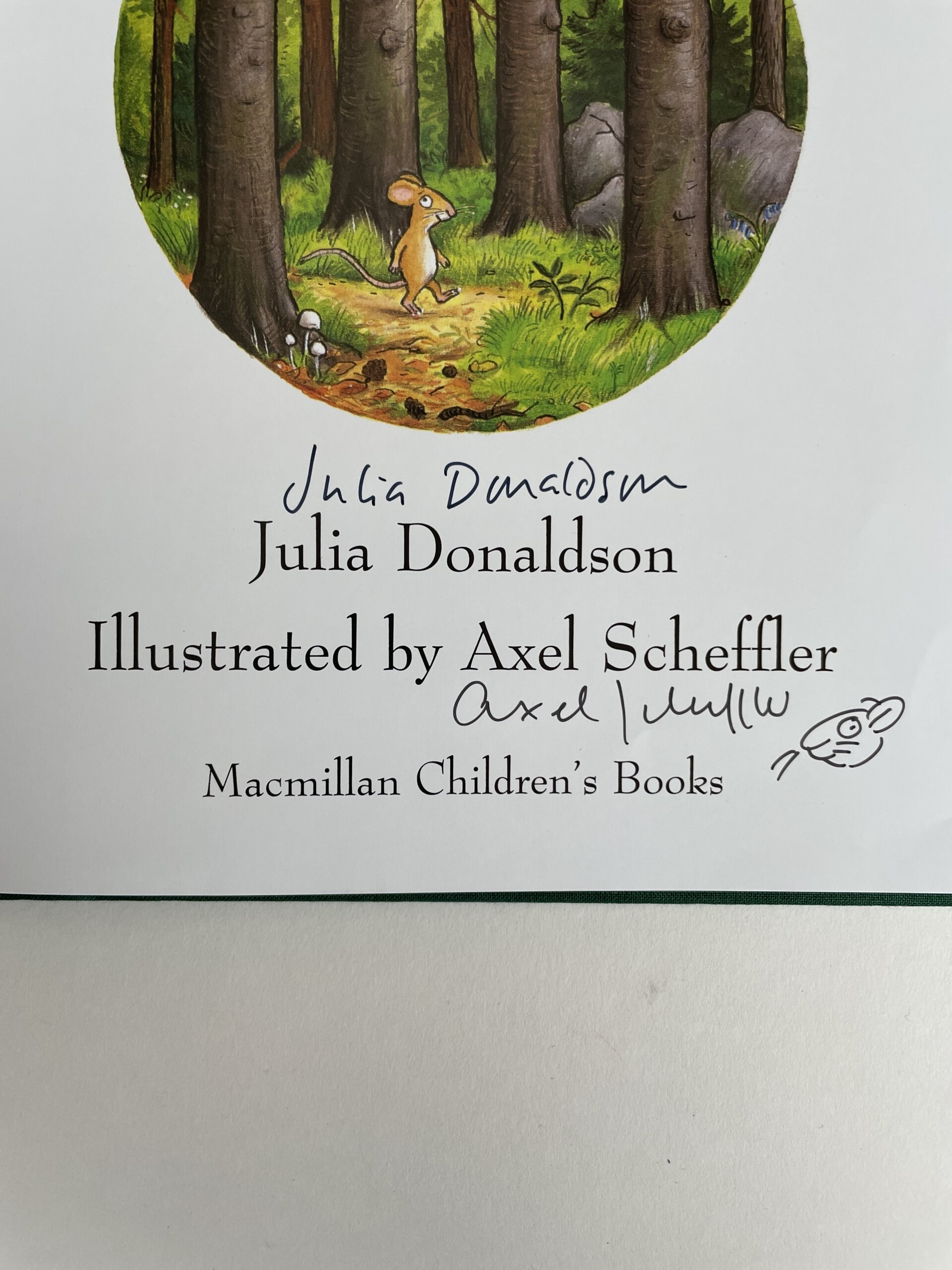 julia donaldson the gruffalo gift edition double signed first2