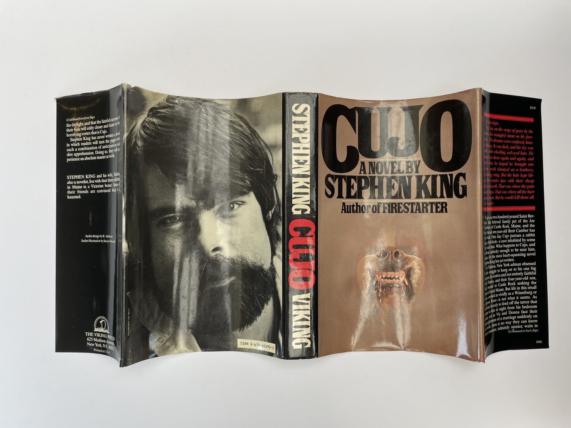 stephen king cujo first us with signed mask 5