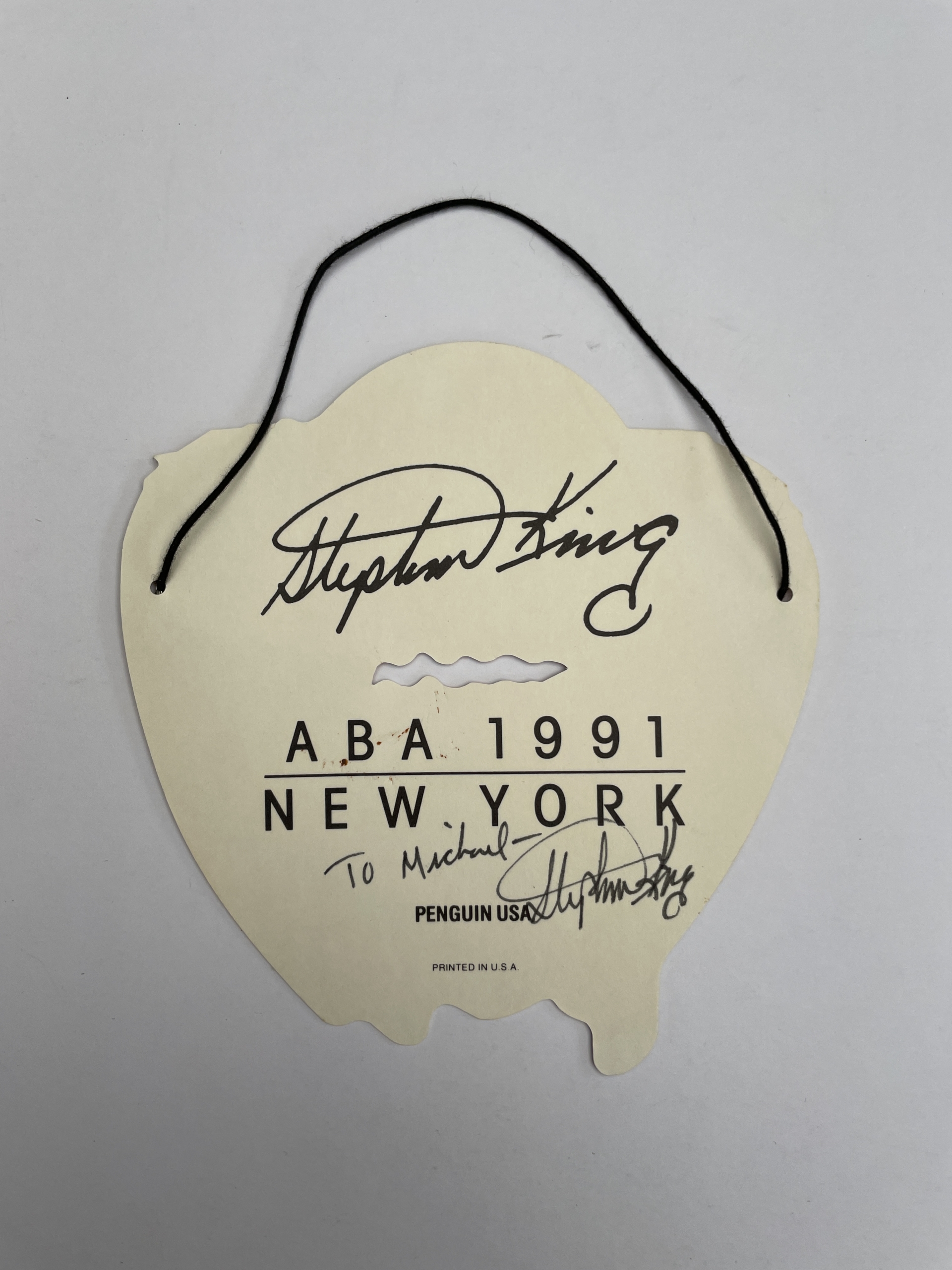 stephen king cujo first us with signed mask 2
