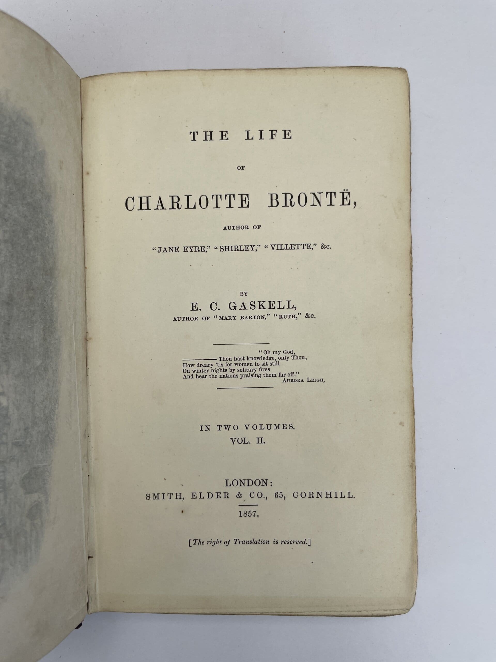 ec gaskell the life of charlotte bronte firsts4