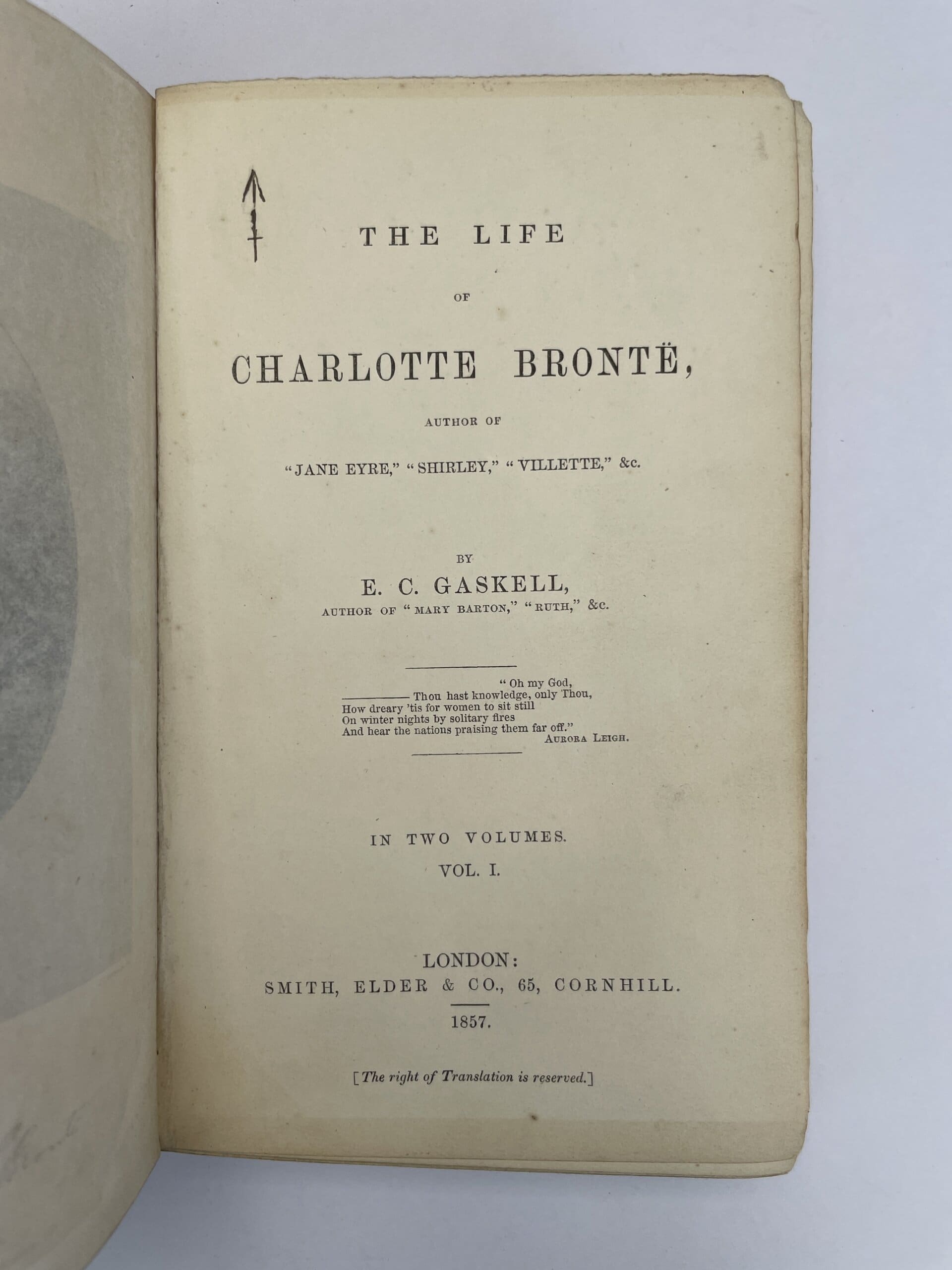 ec gaskell the life of charlotte bronte firsts3