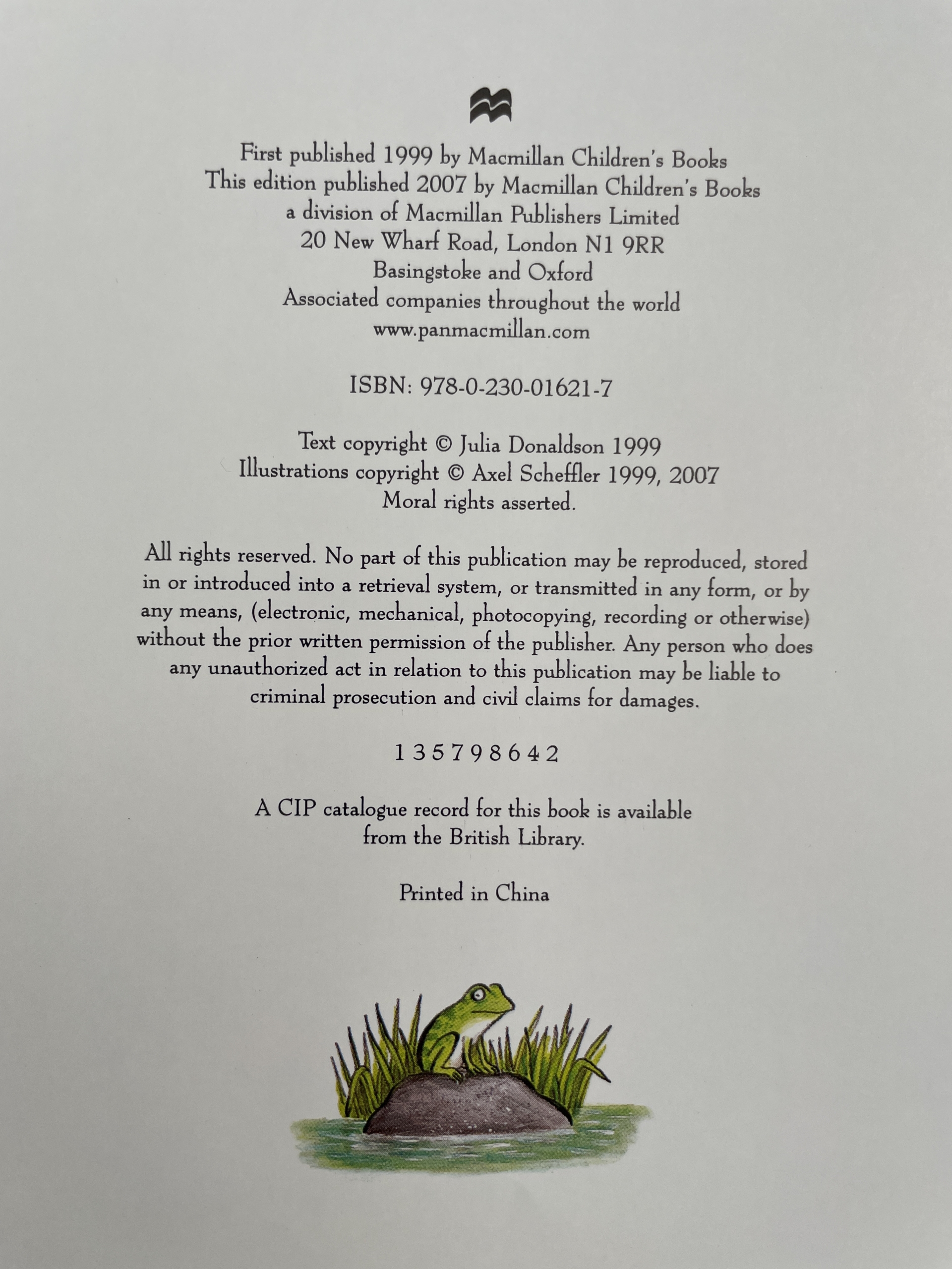 julia donaldson the gruffalo double signed2