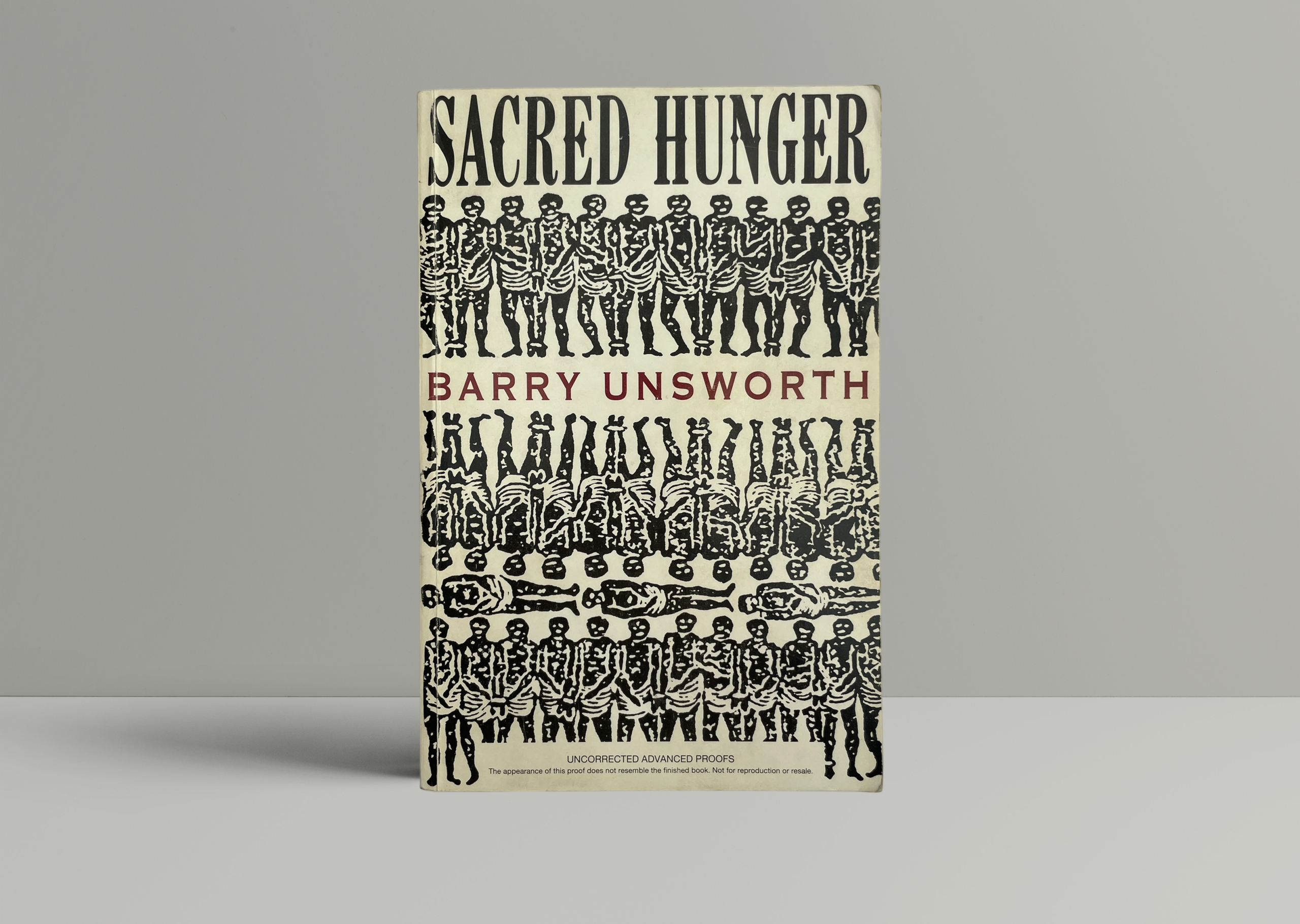 barry unsworth sacred hunger signed proof 1