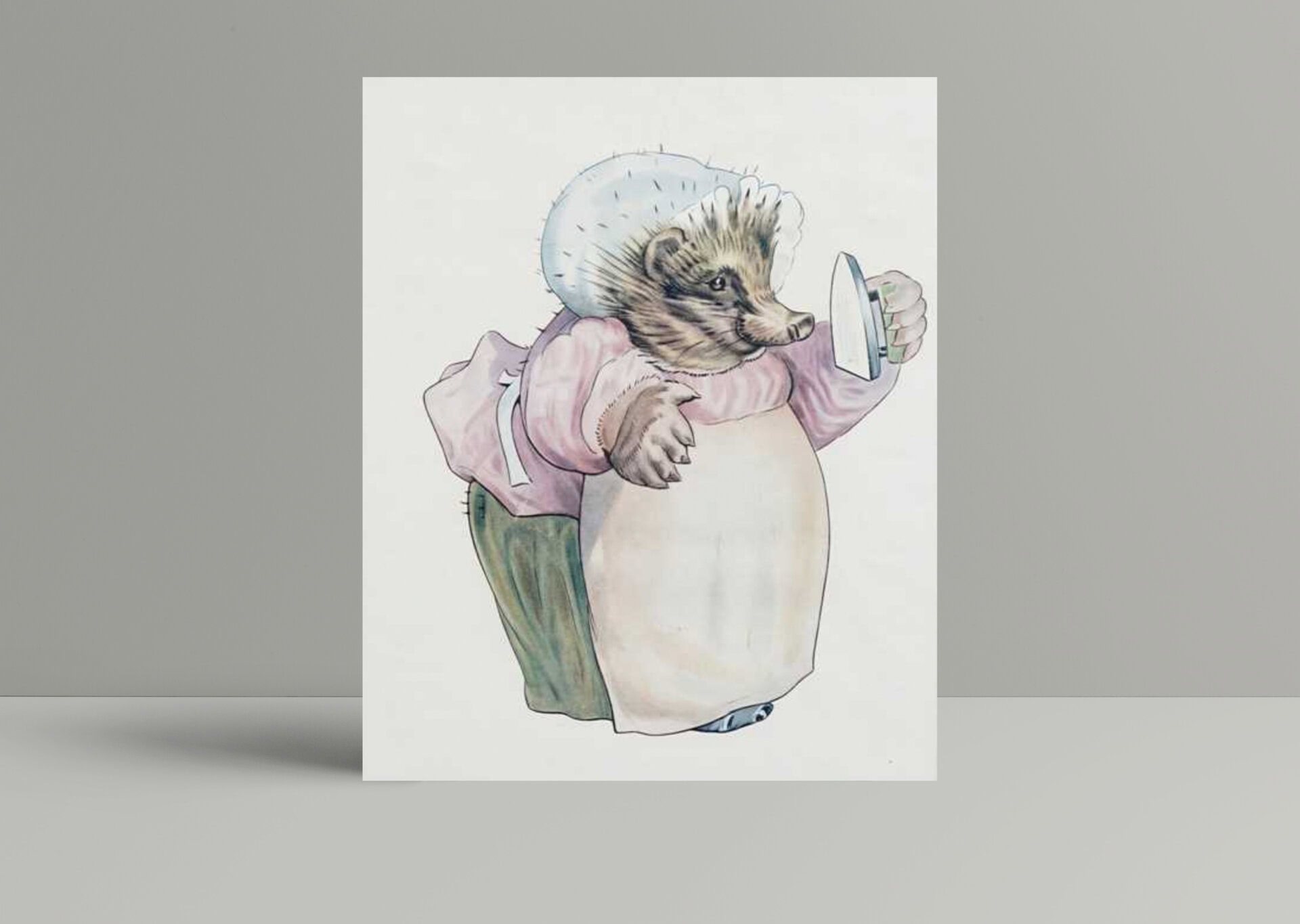 beatrix potter mrs tiggywinkle advertising print1