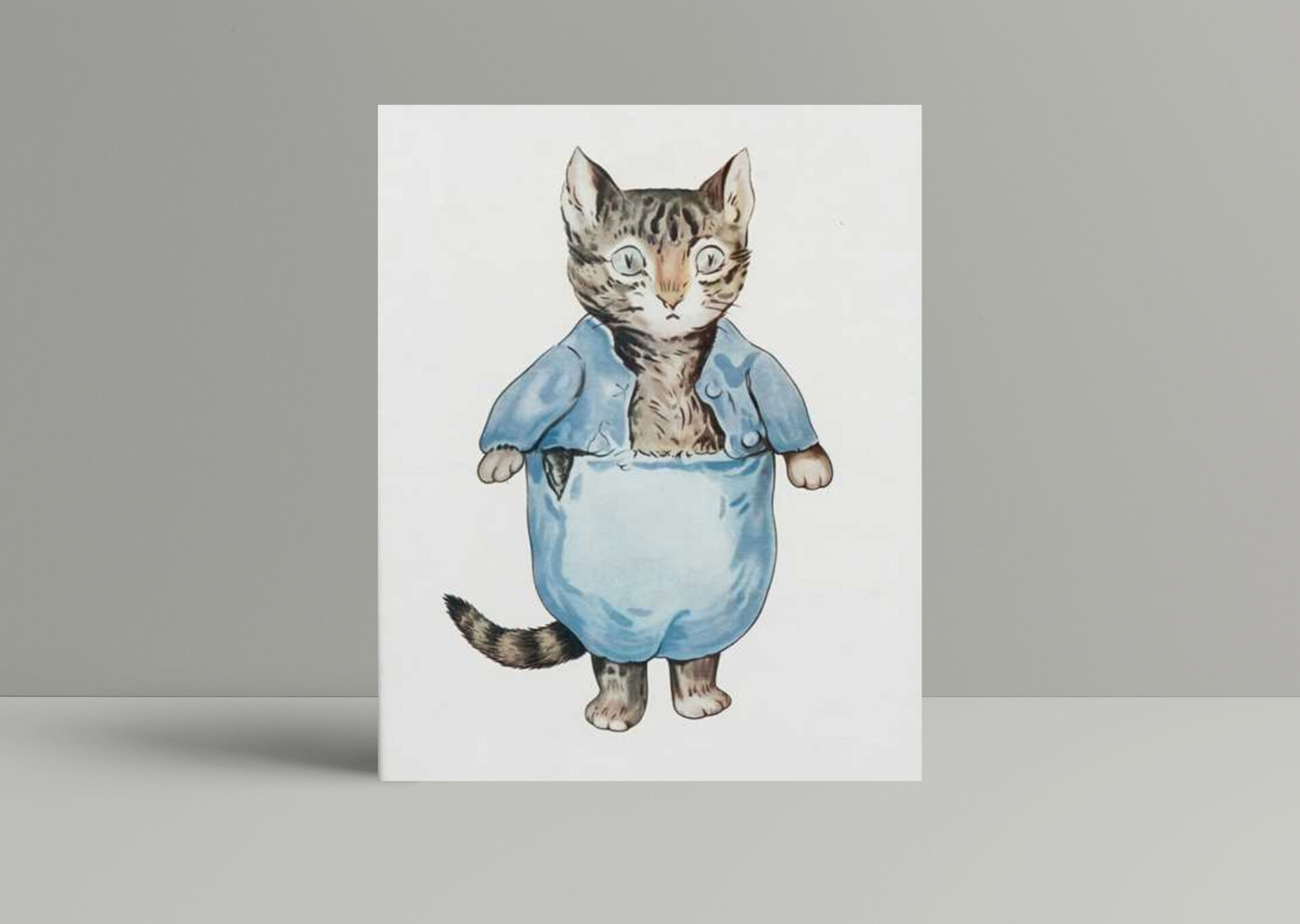 beatrix potter tom kitten advertising print1