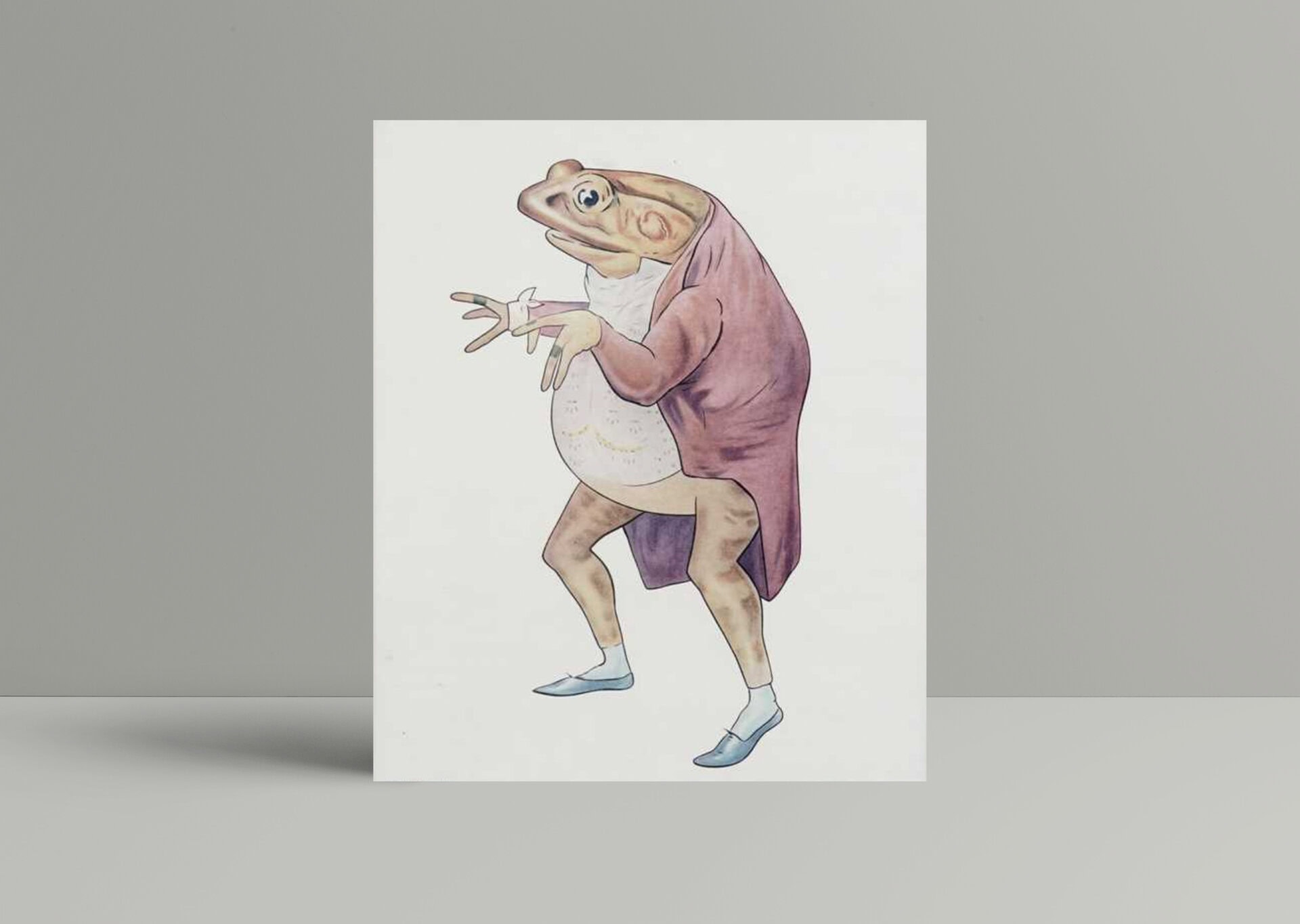 beatrix potter jeremy fisher advertising print1