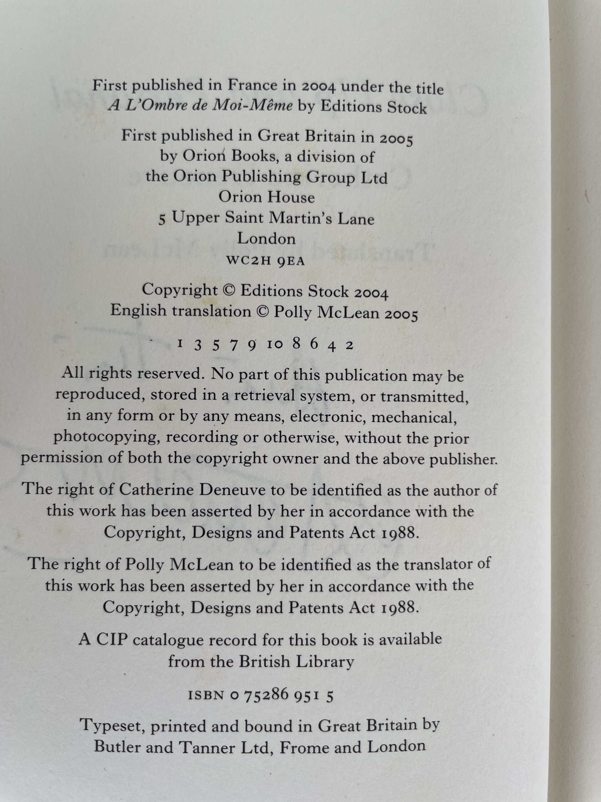 catherine deneuve close up and personal signed first edition3