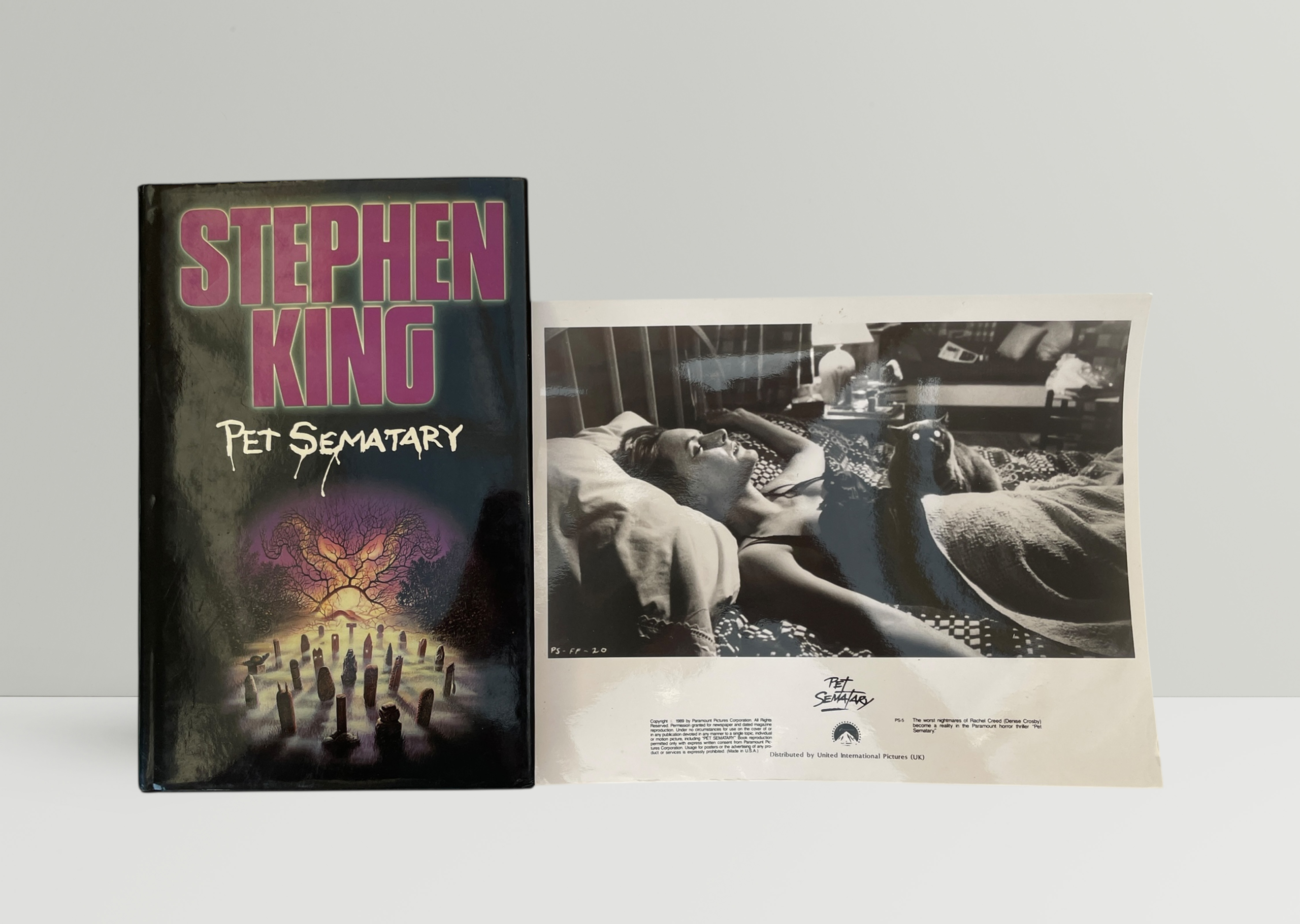 stephen king pet semetary first uk with lobby pic1