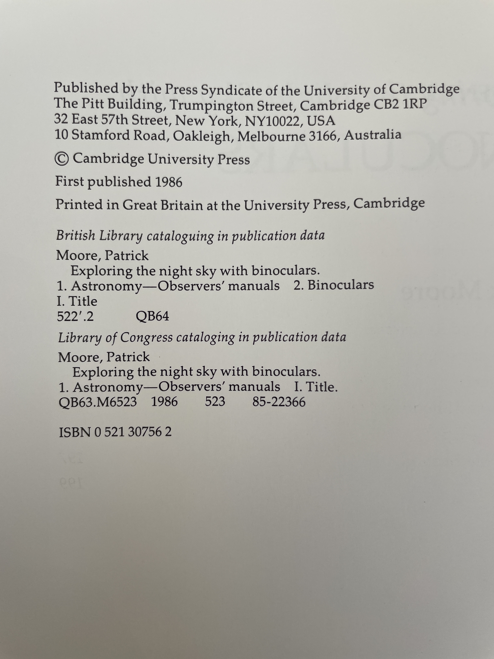 patrick moore exploring the night sky with signed letter first2