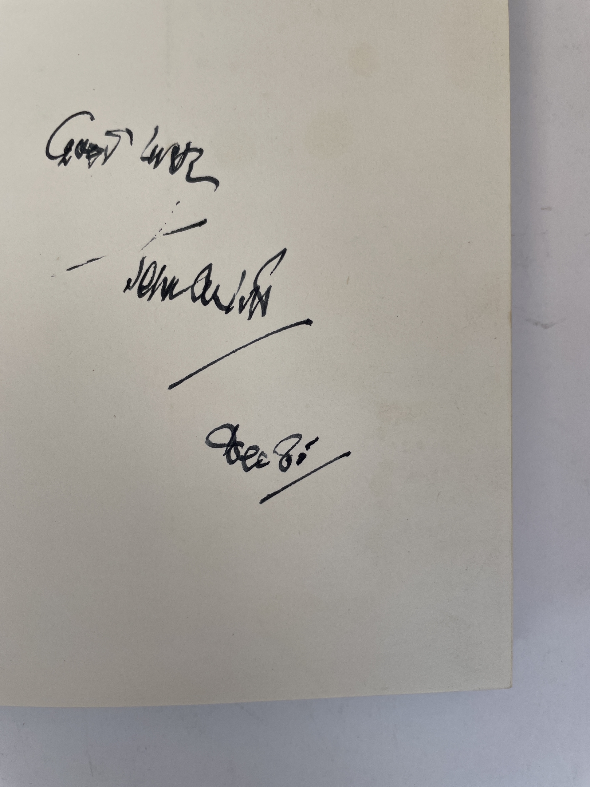 david allen another word from arlott signed first2