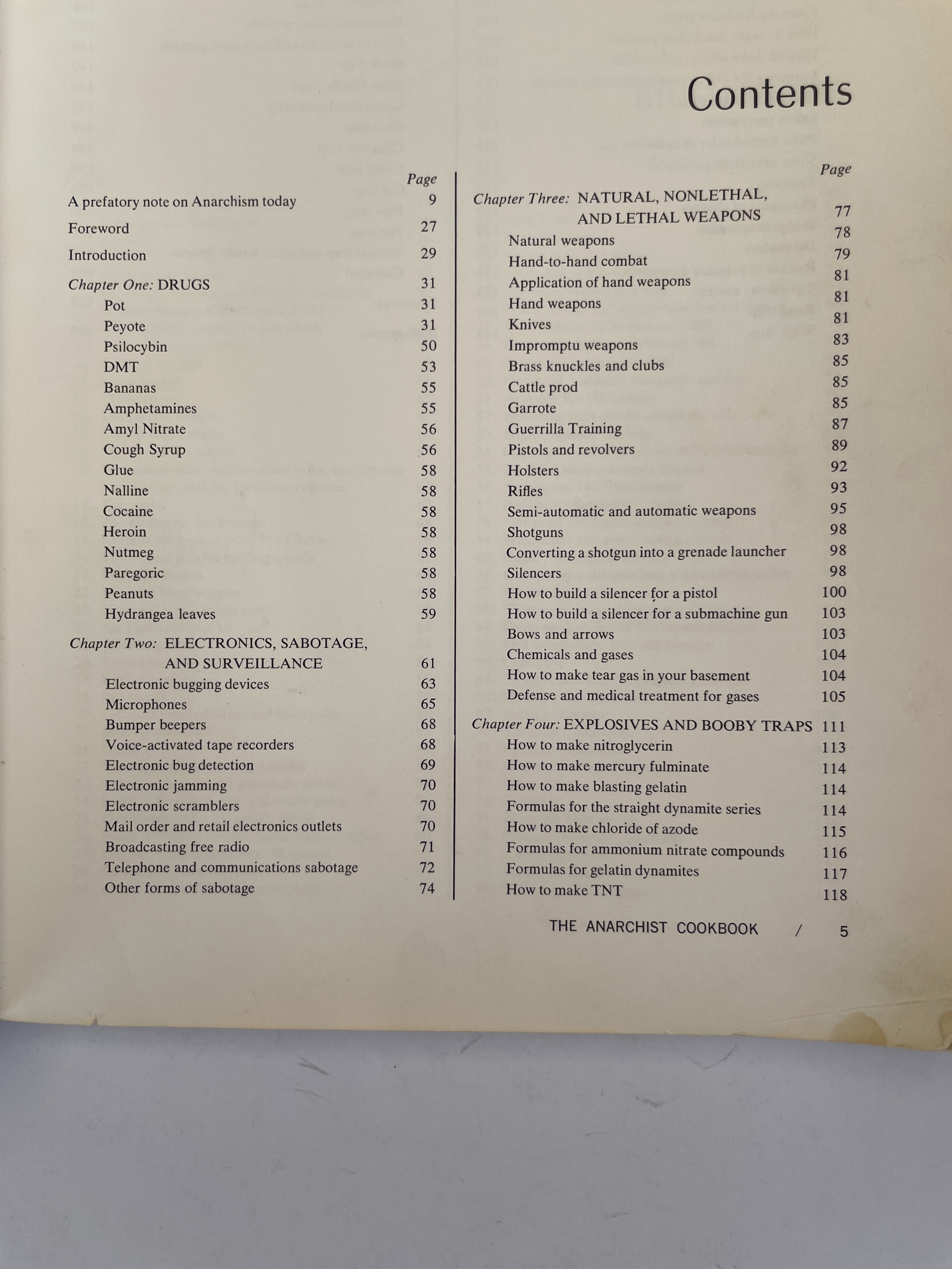 the anarchist cookbook first 3