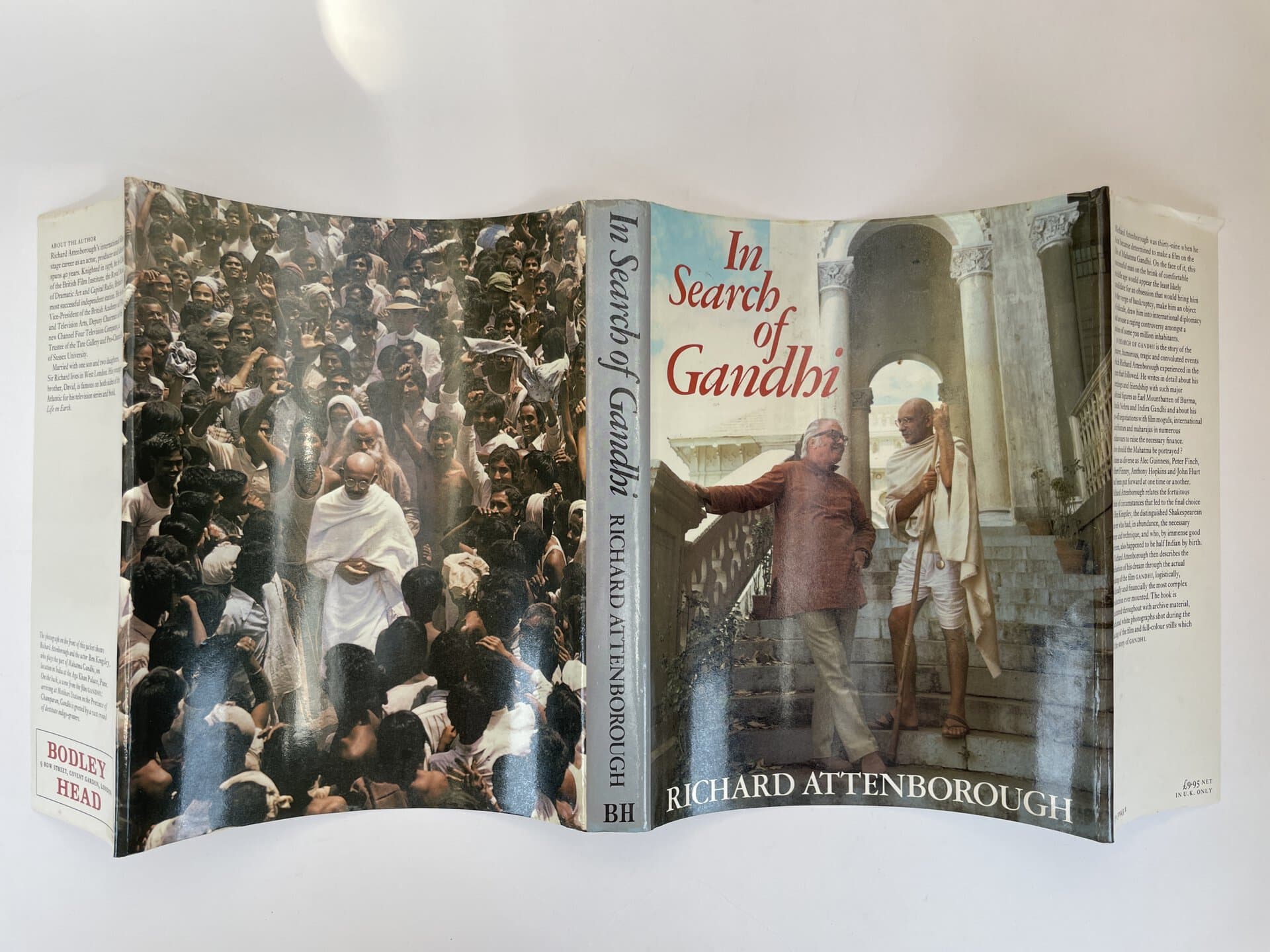 richard attenborough in search of gandhi signed first5