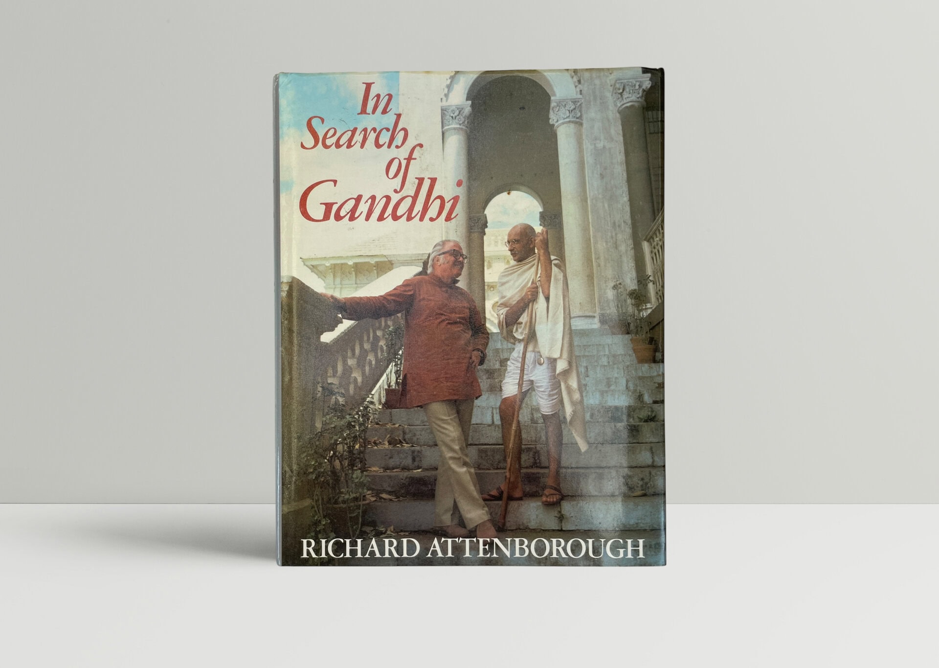 richard attenborough in search of gandhi signed first1