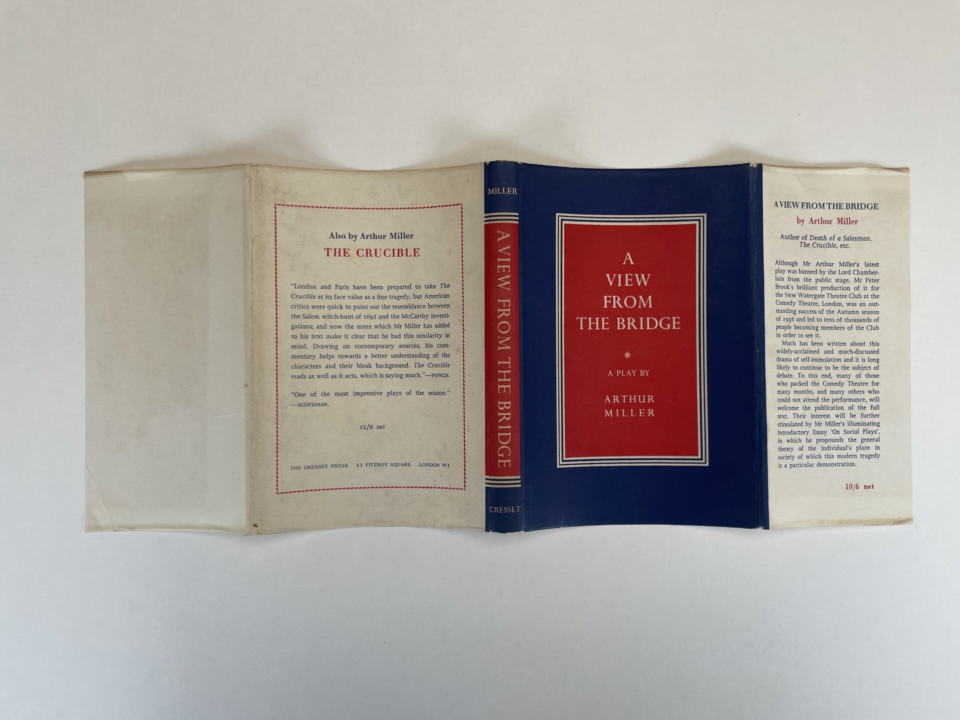arthur miller a view from the bridge first ed4