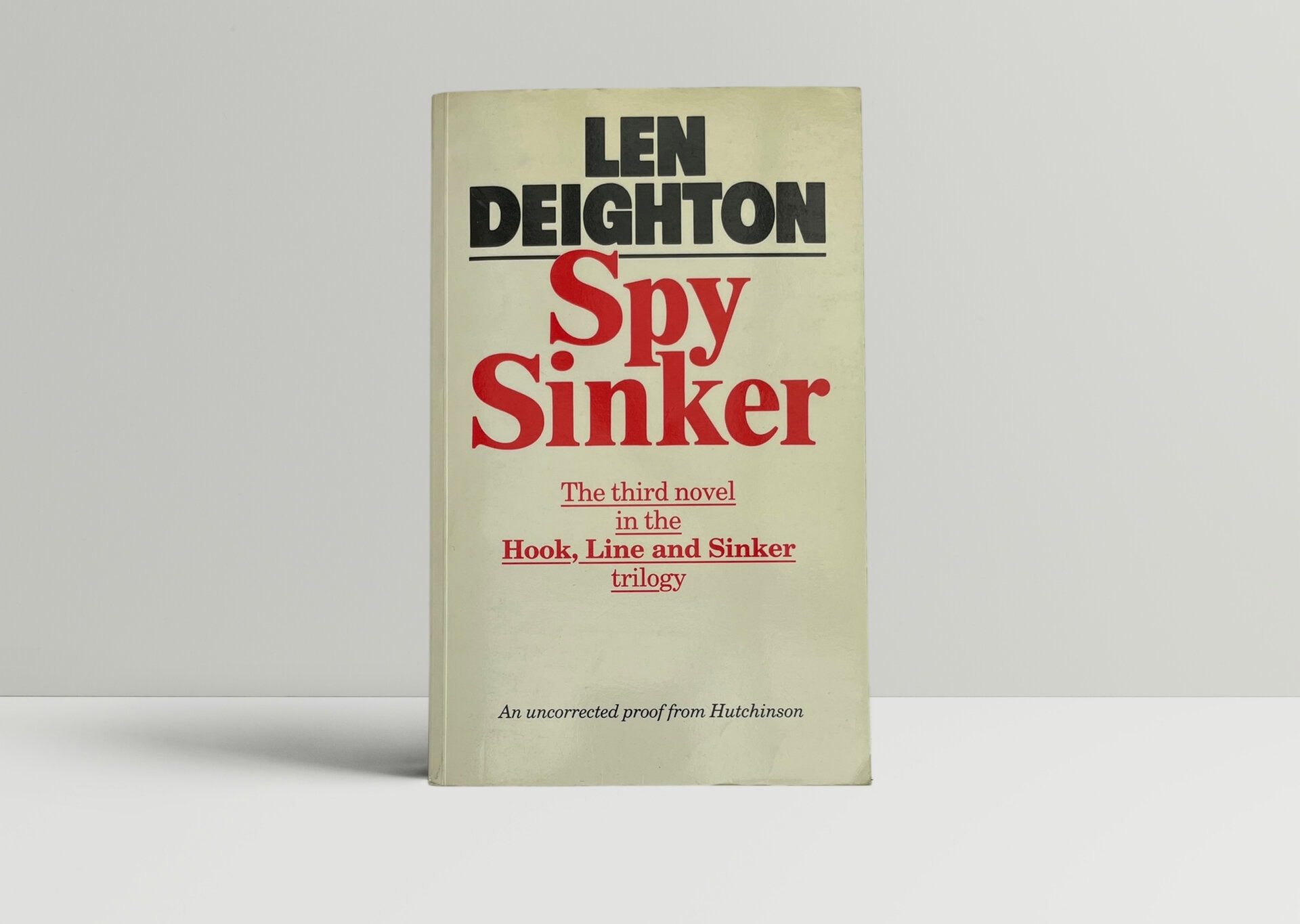 len deighton spy sinker proof 1