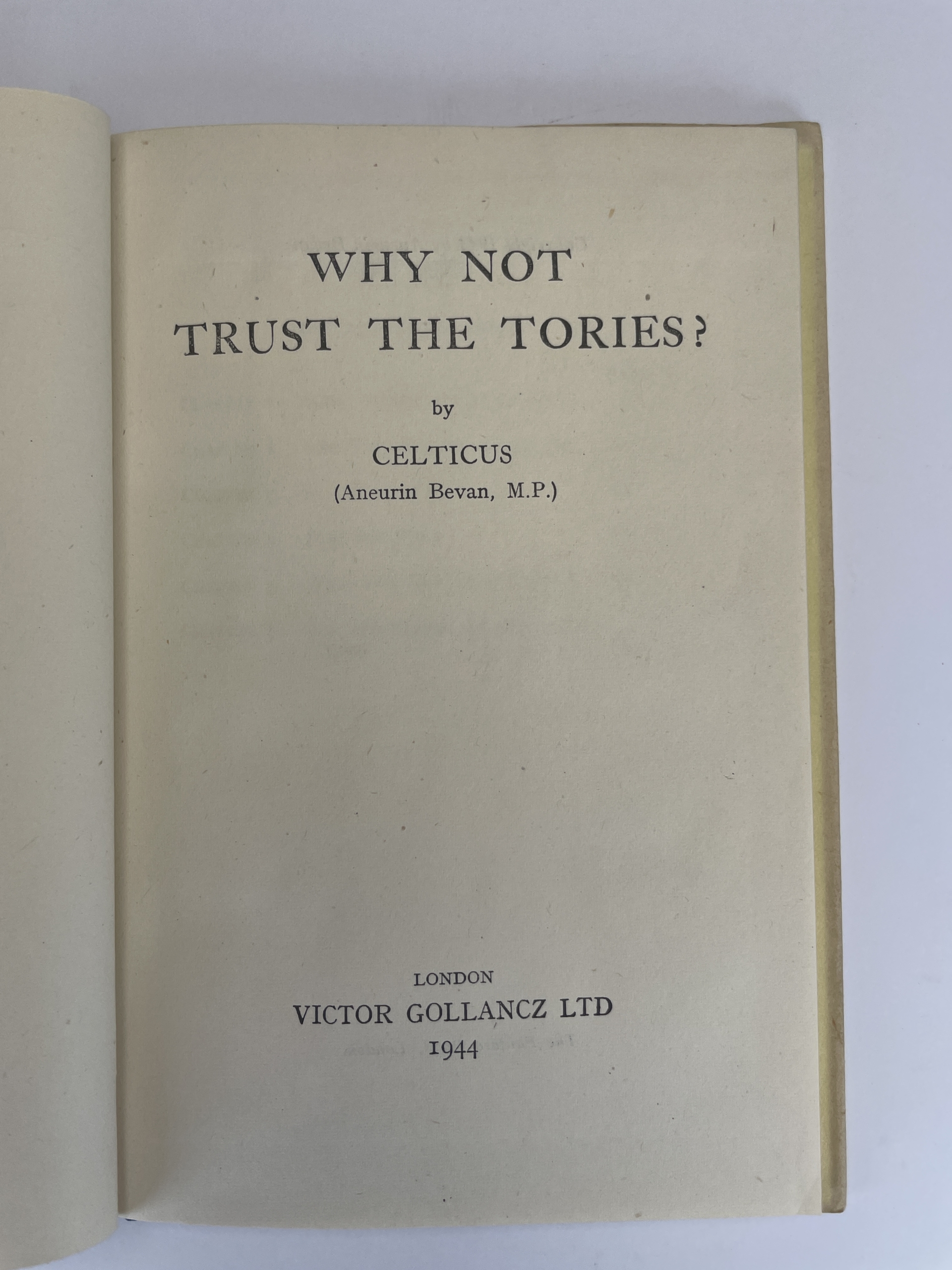 celticus why not trust the tories first ed2