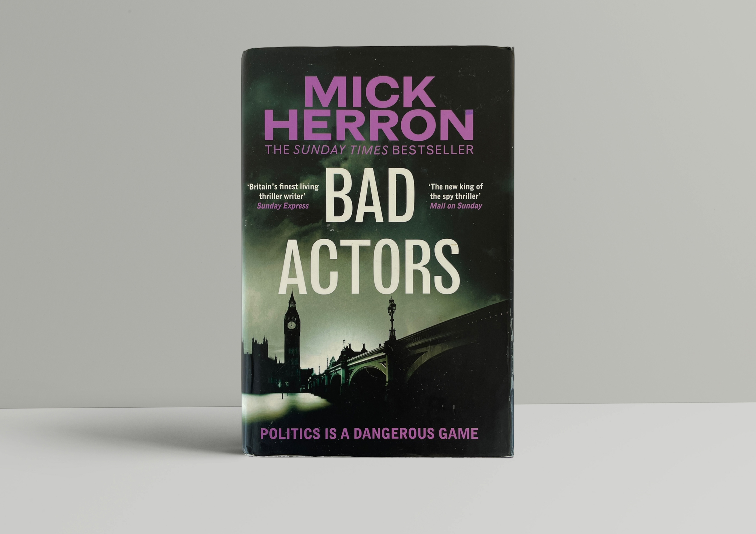 mick herron bad actors signed first 1