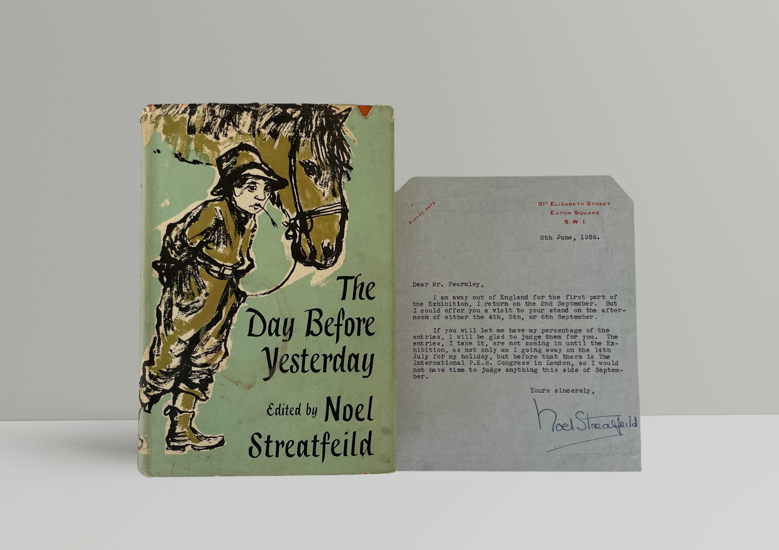 noel streatfield the day before yesterday with letter1