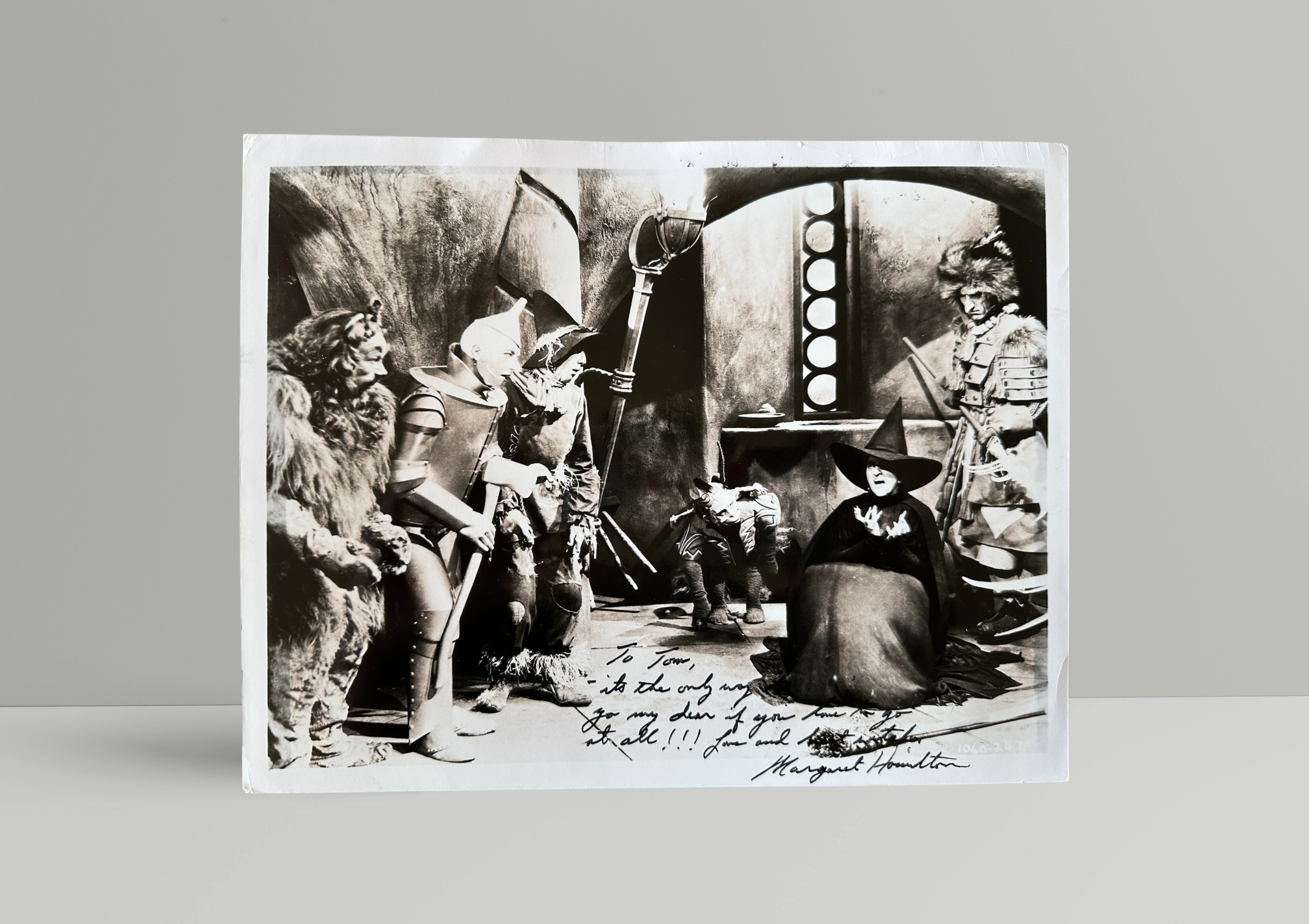Margaret Hamilton - SIGNED photograph - the Wizard of Oz