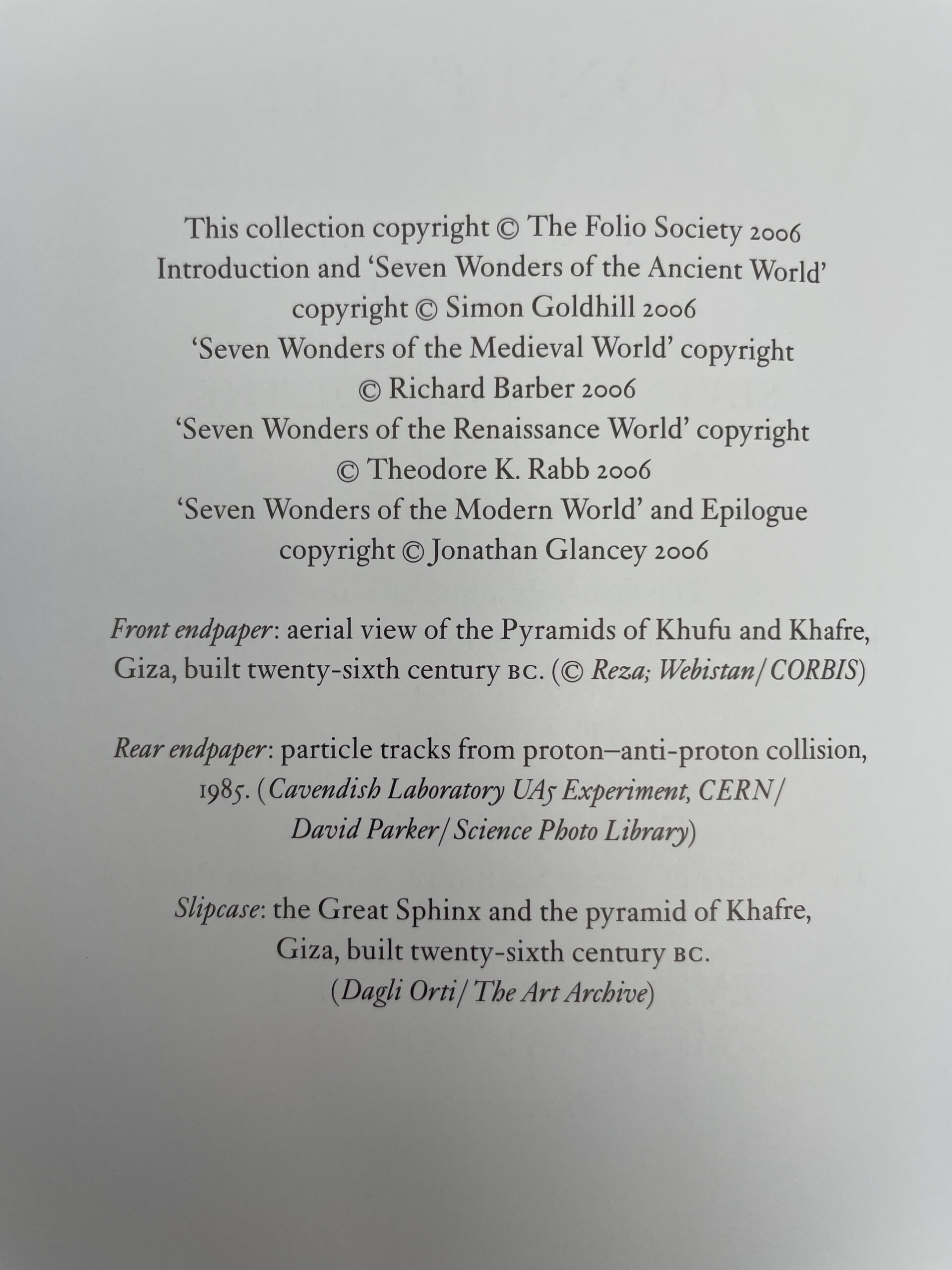 wonders of the world folio2