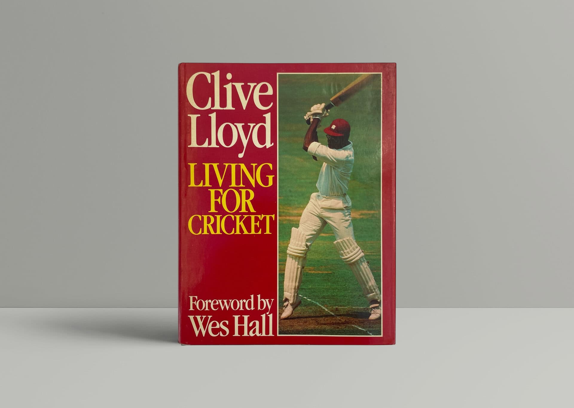 clive lloyd living for cricket signed first1