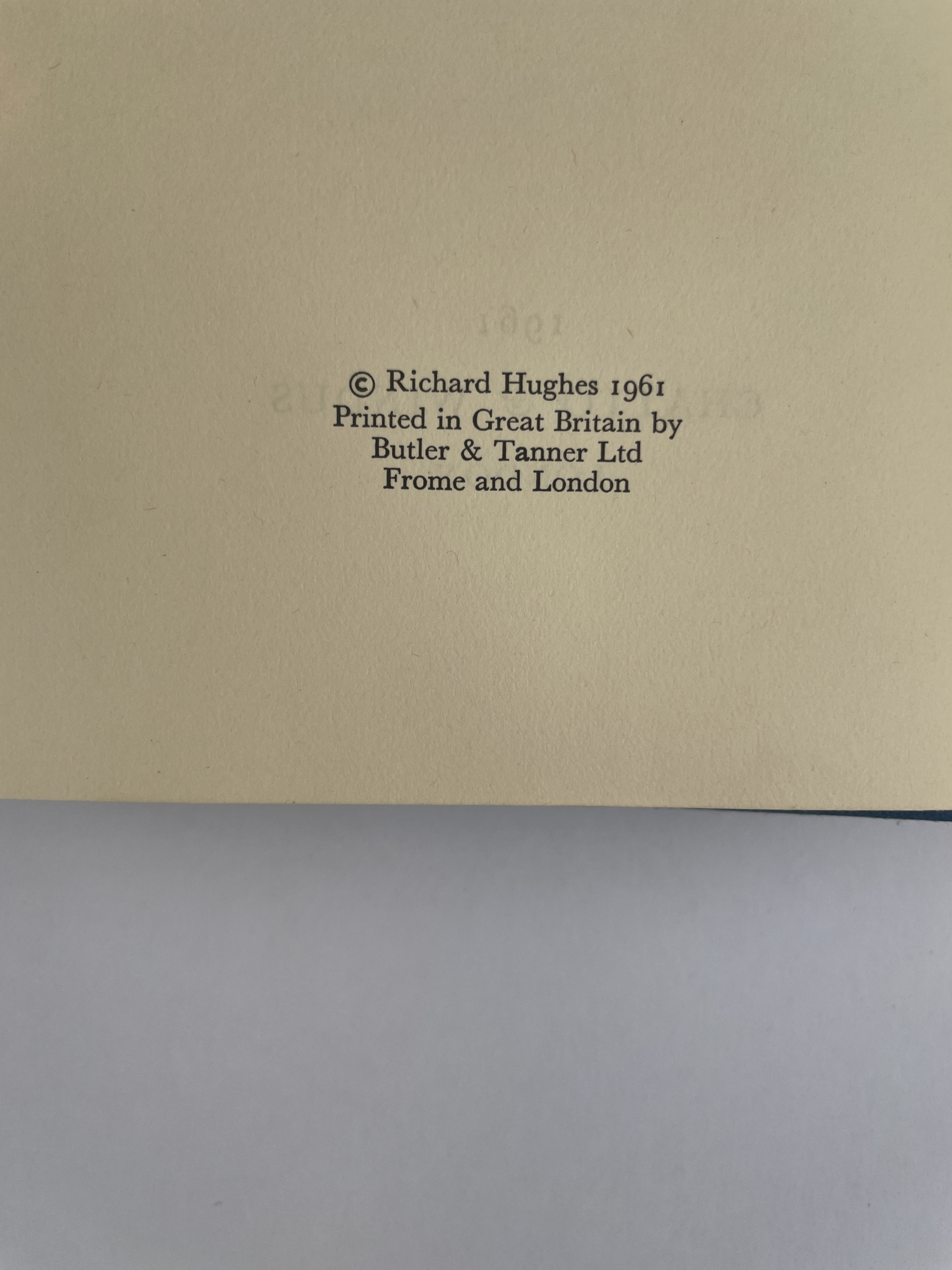 richard hughes the fox in the attic first ed2