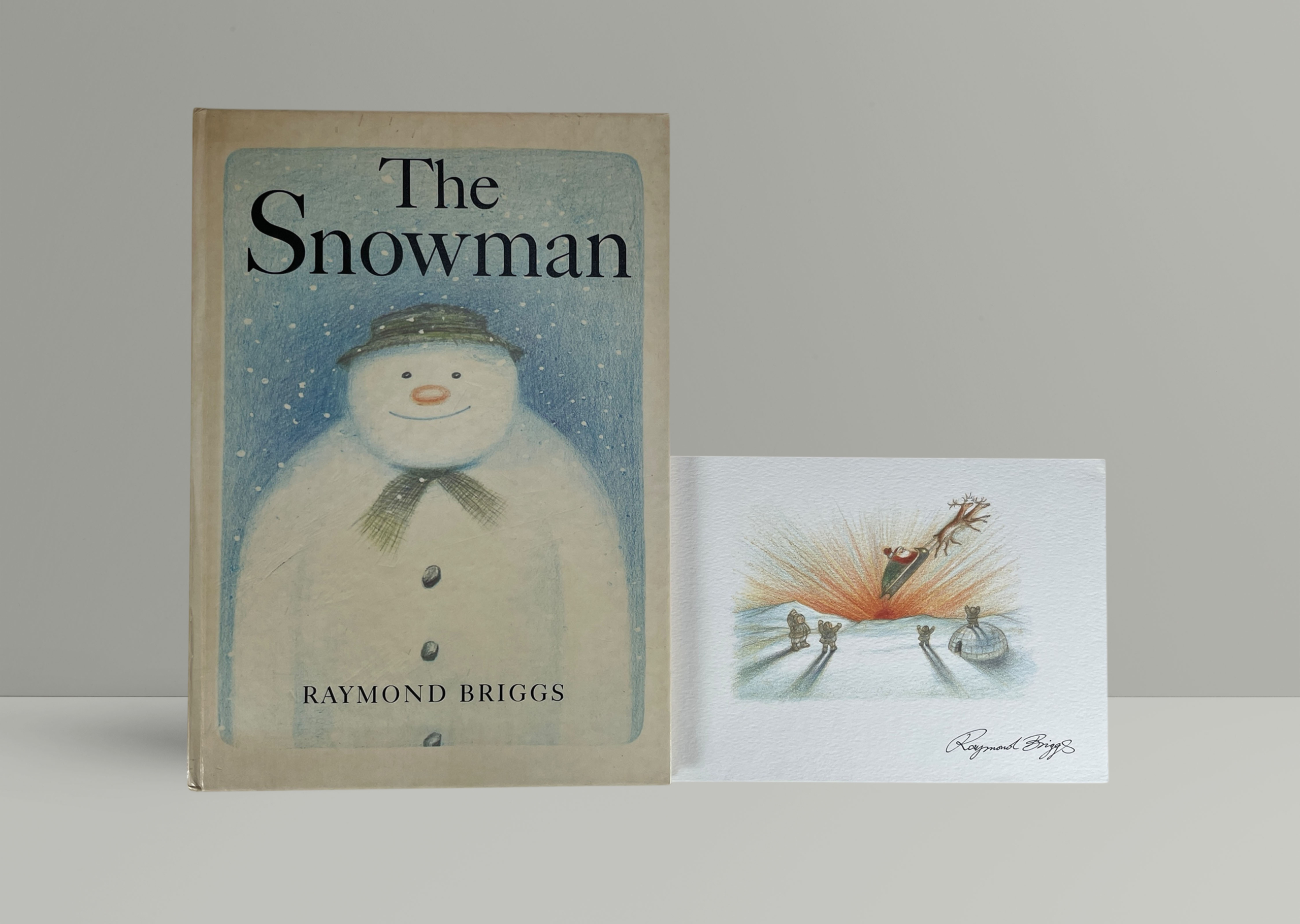 raymond briggs the snowman with signed card1