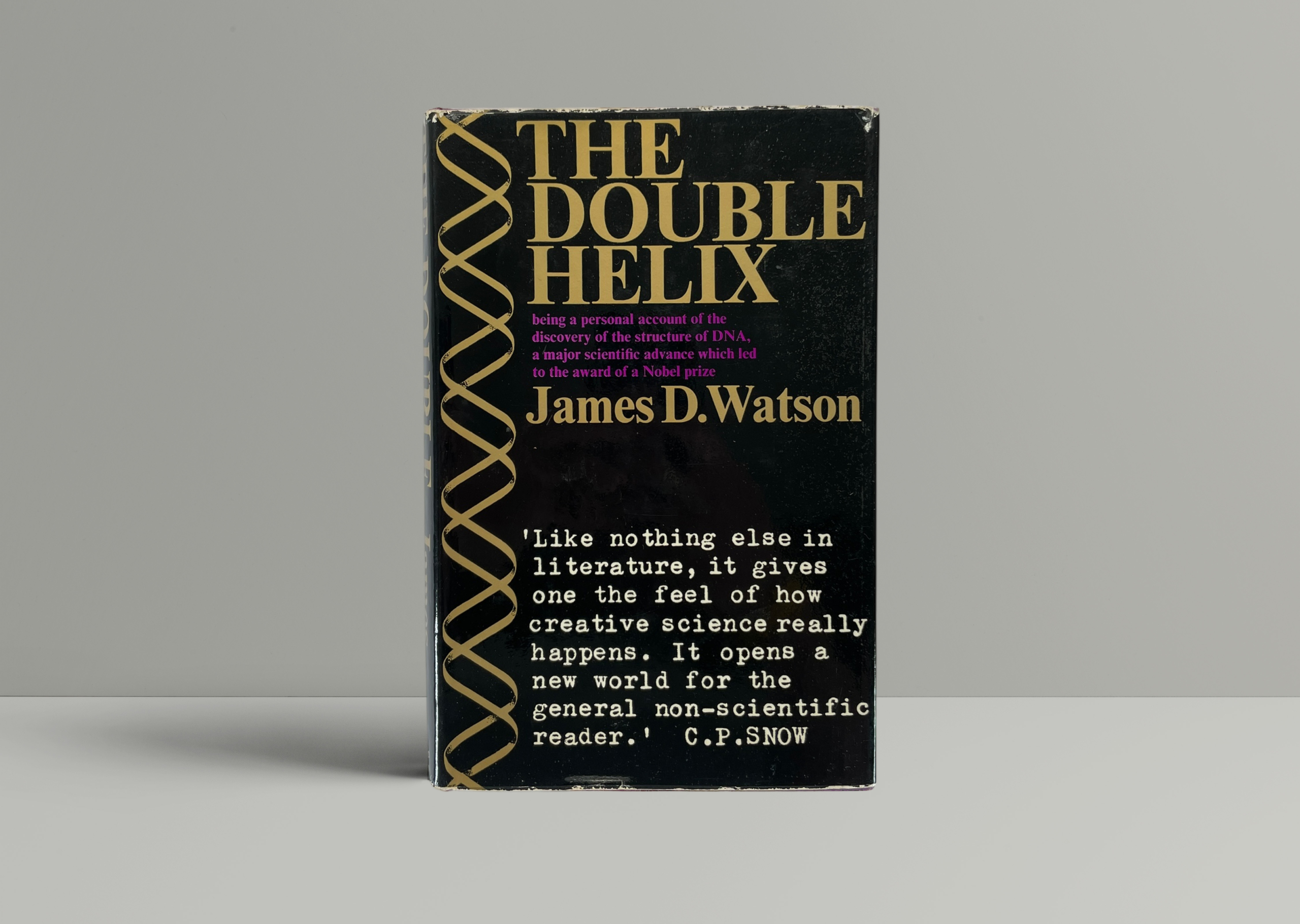 james d watson the double helix signed first 1