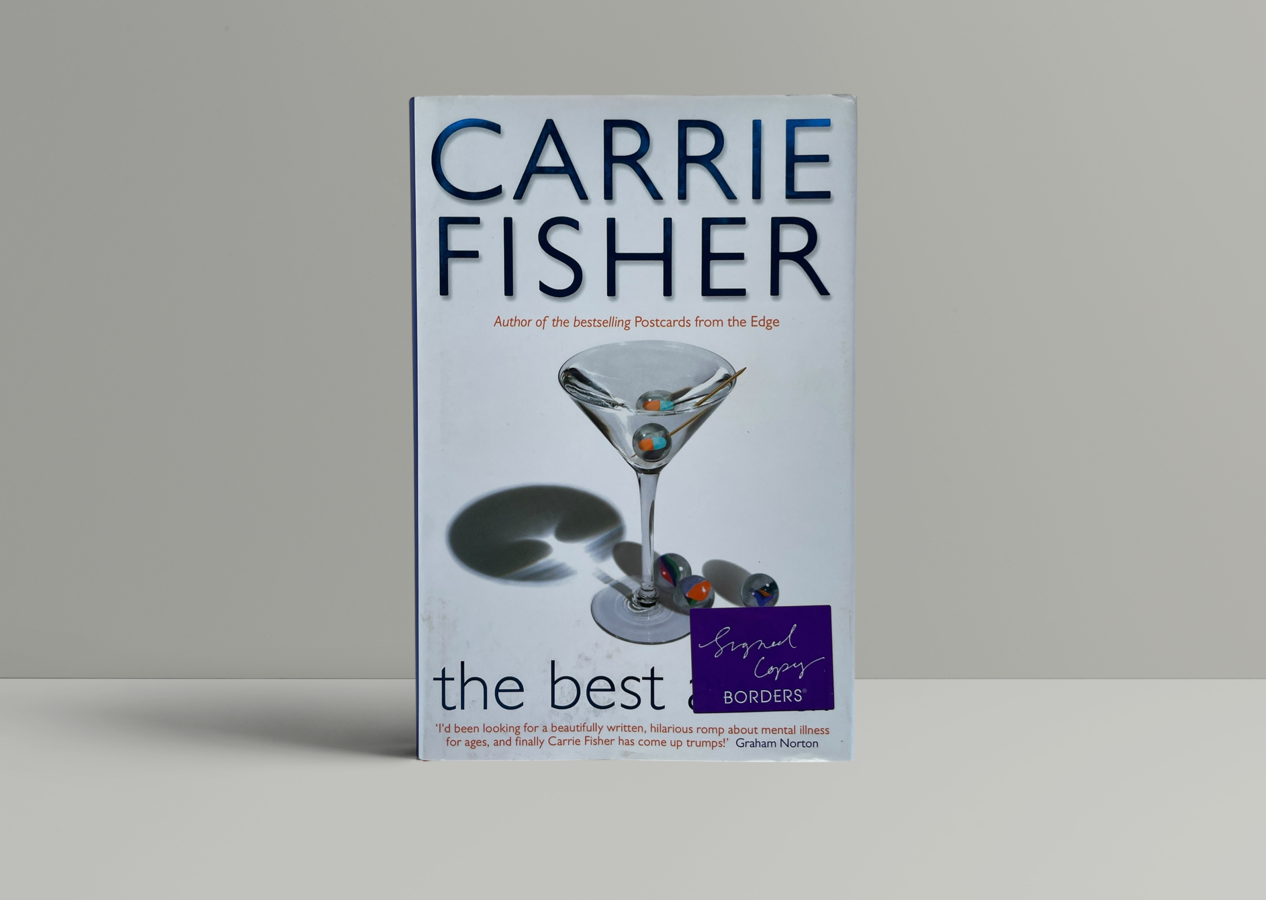 carrie fisher the best awful signed first 1
